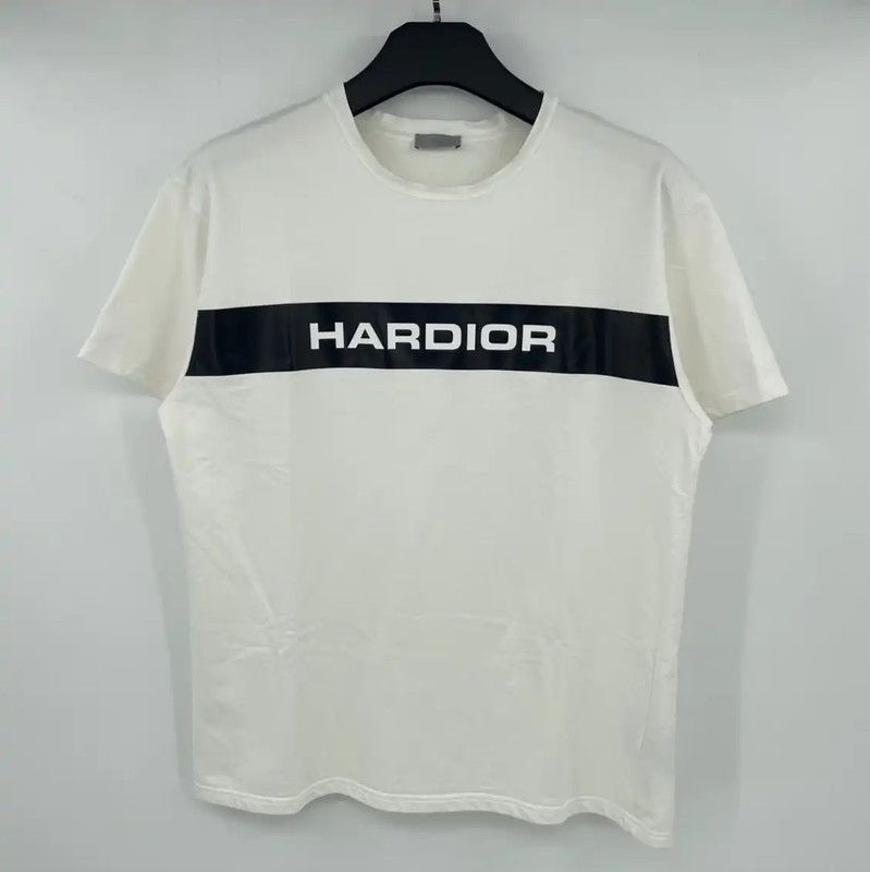 Dior Dior Men's White Cotton Short Sleeve T-Shirt 0089 Size US L / EU 52-54 / 3 - 1 Thumbnail