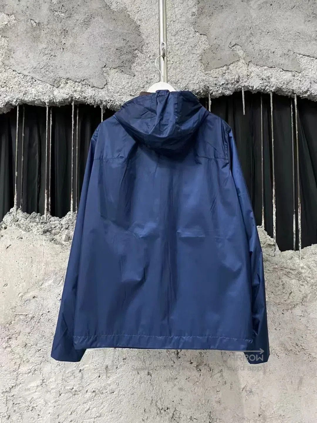 Dior Dior Navy Nylon Zip Hooded Jacket. Size US S / EU 44-46 / 1 - 2 Thumbnail