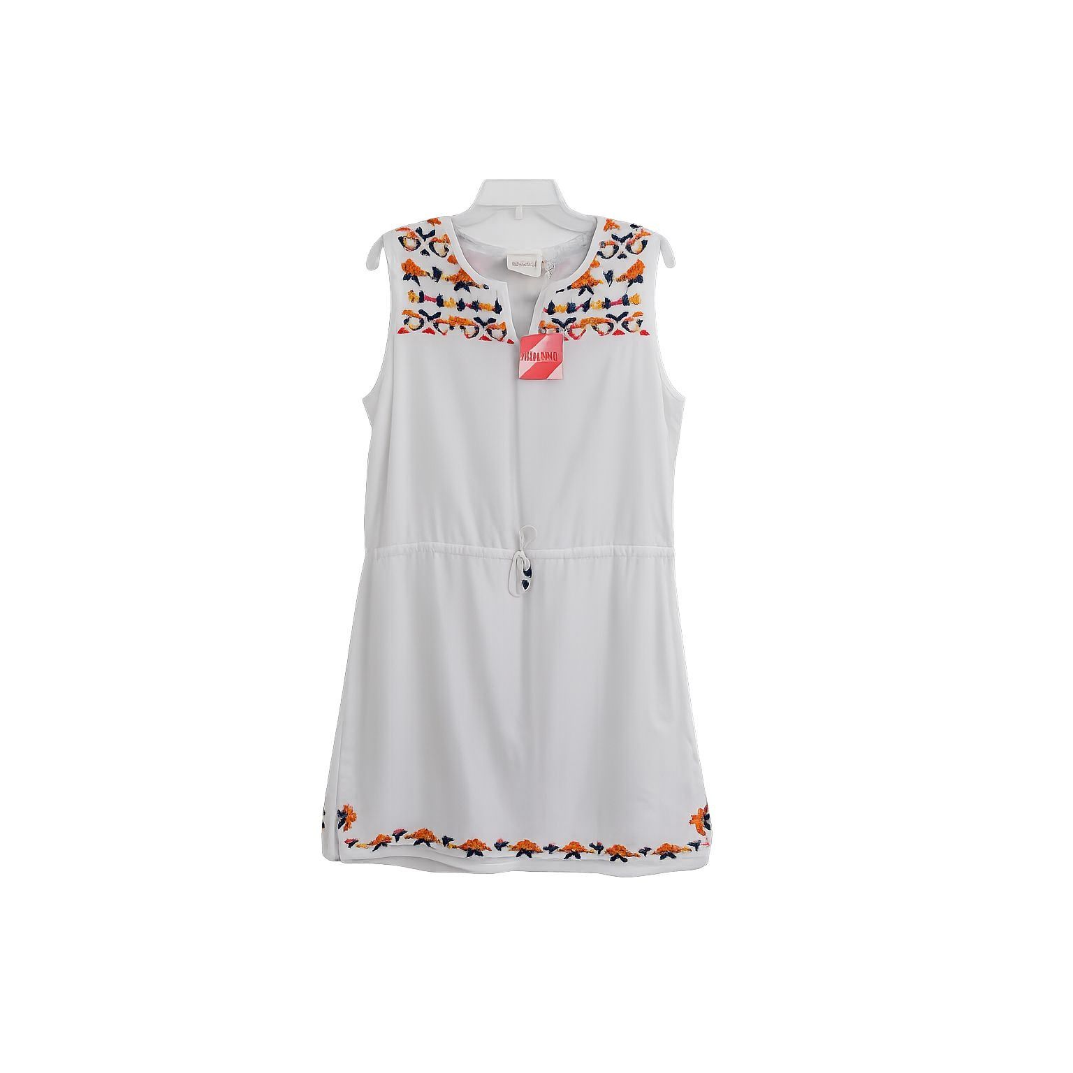 Other Sand & Spirit Boho Embroidered Mini Dress White Sundress L Size L / US 10 / IT 46 - 5 Thumbnail