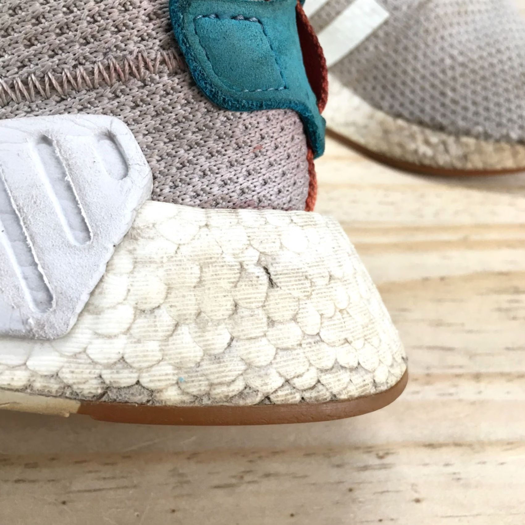 Adidas Adidas NMD Runner Sneaker Mens 5 Low Top White Summer CQ3080 Athletic Boost R2 Size US 5 / EU 37 - 6 Thumbnail