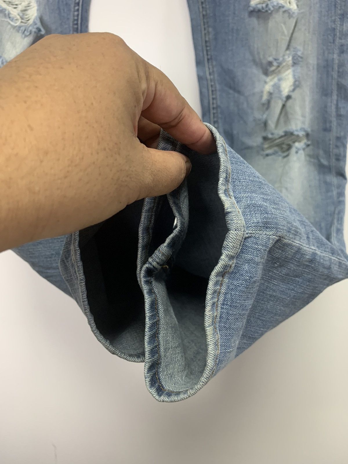 H&M H&M Distress Jeans Size US 34 / EU 50 - 7 Thumbnail