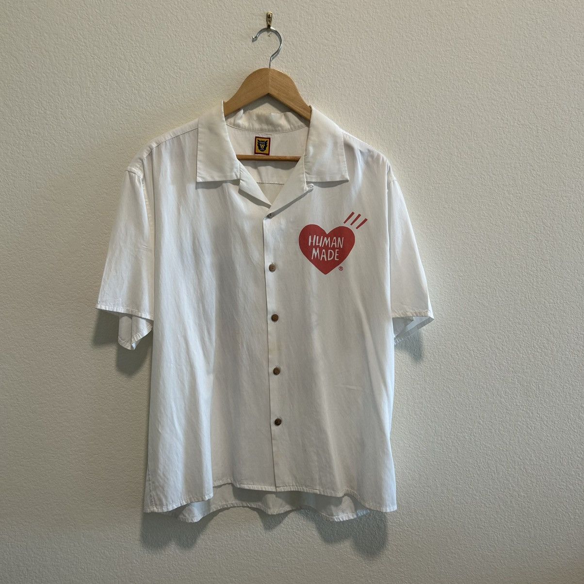 Human Made Human ramen logo camp collar short sleeve button up Size US L / EU 52-54 / 3 - 2 Thumbnail