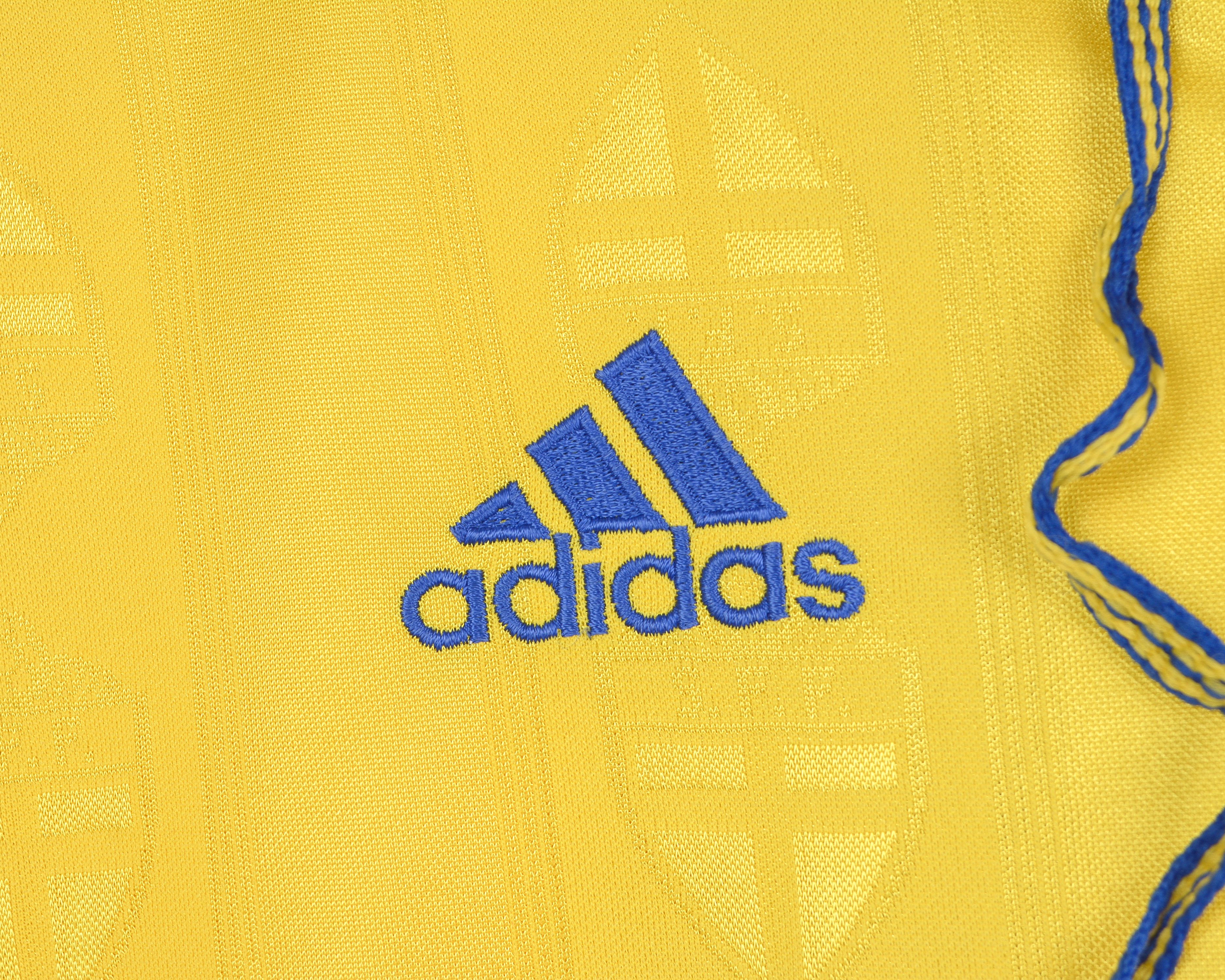 Adidas × Vintage SWEDEN Ljungberg #9 Home Shirt XL Adult 1998 1999 Kit Size US XL / EU 56 / 4 - 3 Thumbnail