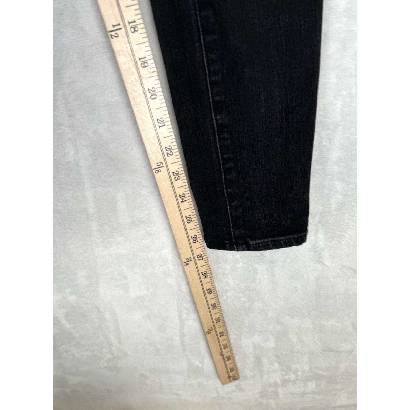 American Eagle Outfitters American Eagle Dream Jean Jegging Jeans Womens 6 Black Dark Wash Stretch Denim Size 28" / US 6 / IT 42 - 2 Thumbnail