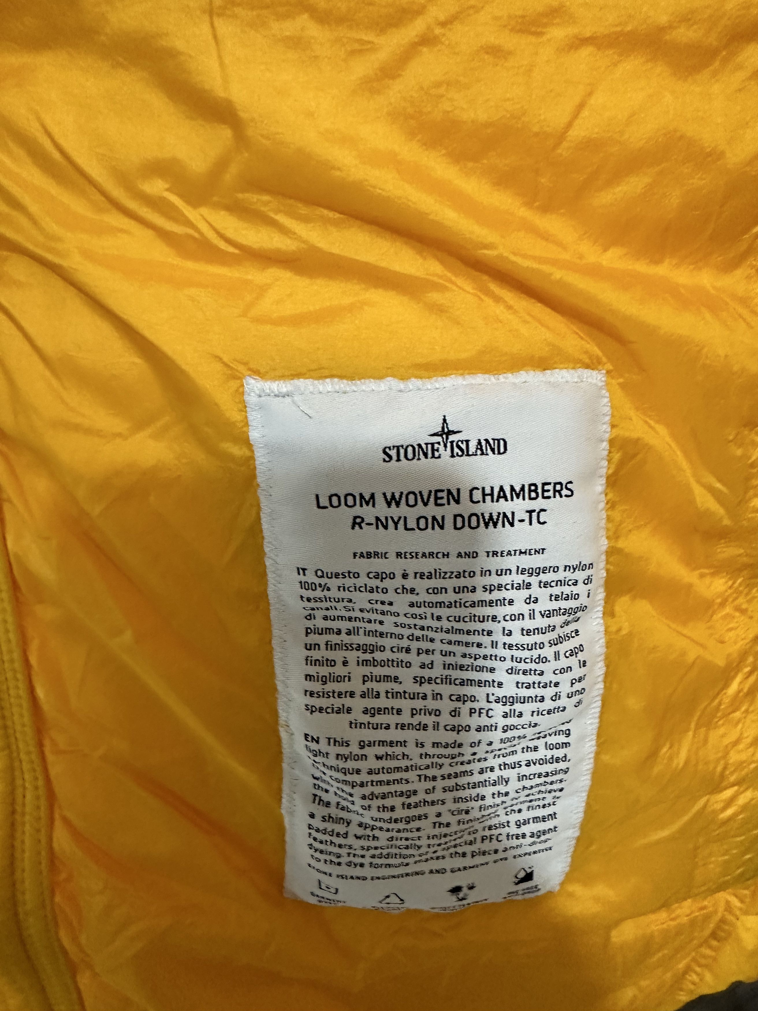 Stone Island Stone Island Zip-Up Puffer Jacket Yellow Size US M / EU 48-50 / 2 - 4 Thumbnail