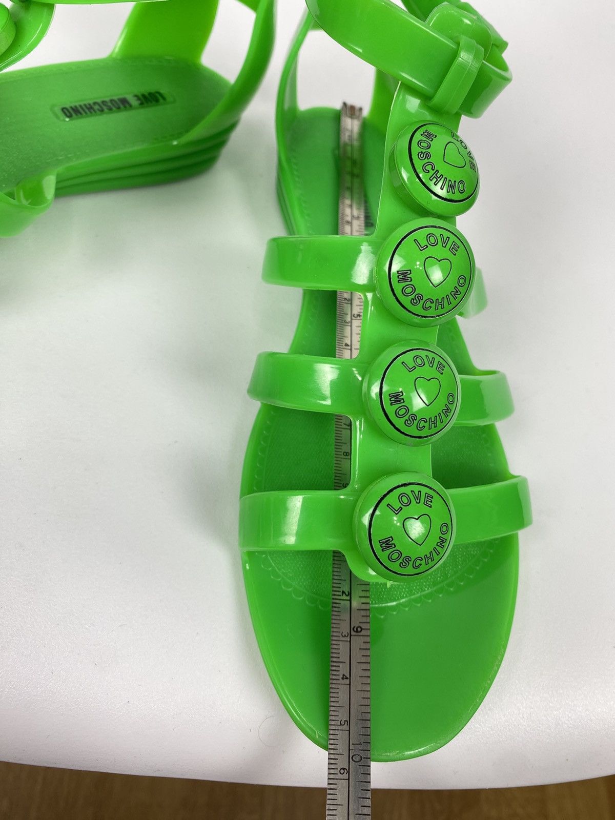 Love Moschino Love Moschino PVC Sandals size 40 Made In Italy Size US 10 / IT 40 - 10 Thumbnail