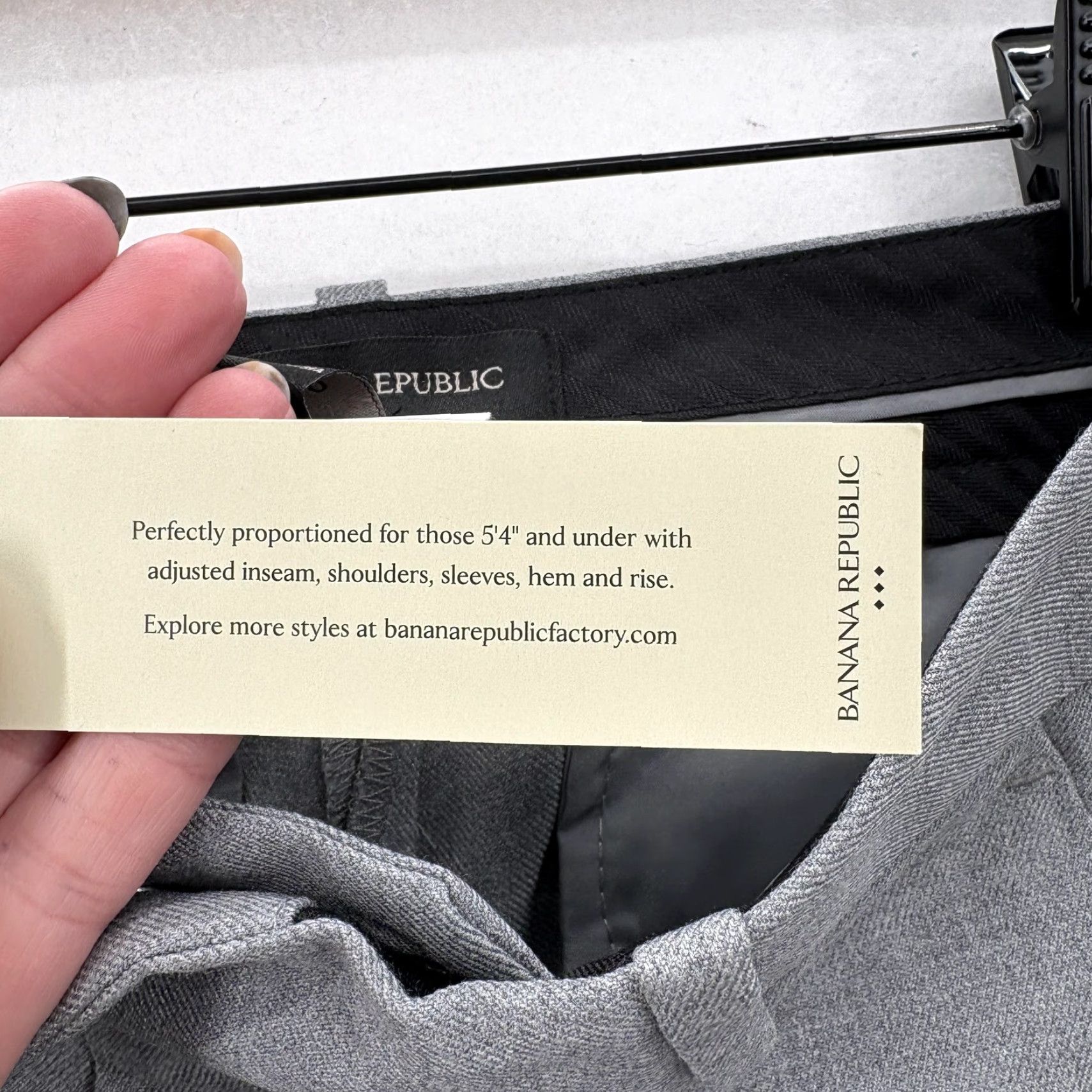 Banana Republic Banana Republic Ryan Pants Womens 0P Gray Mid Rise Slim Straight Dress Office Pants Womens 0P Gray Business Workwear Mens? Size 25" / US 0 / IT 36 - 6 Thumbnail