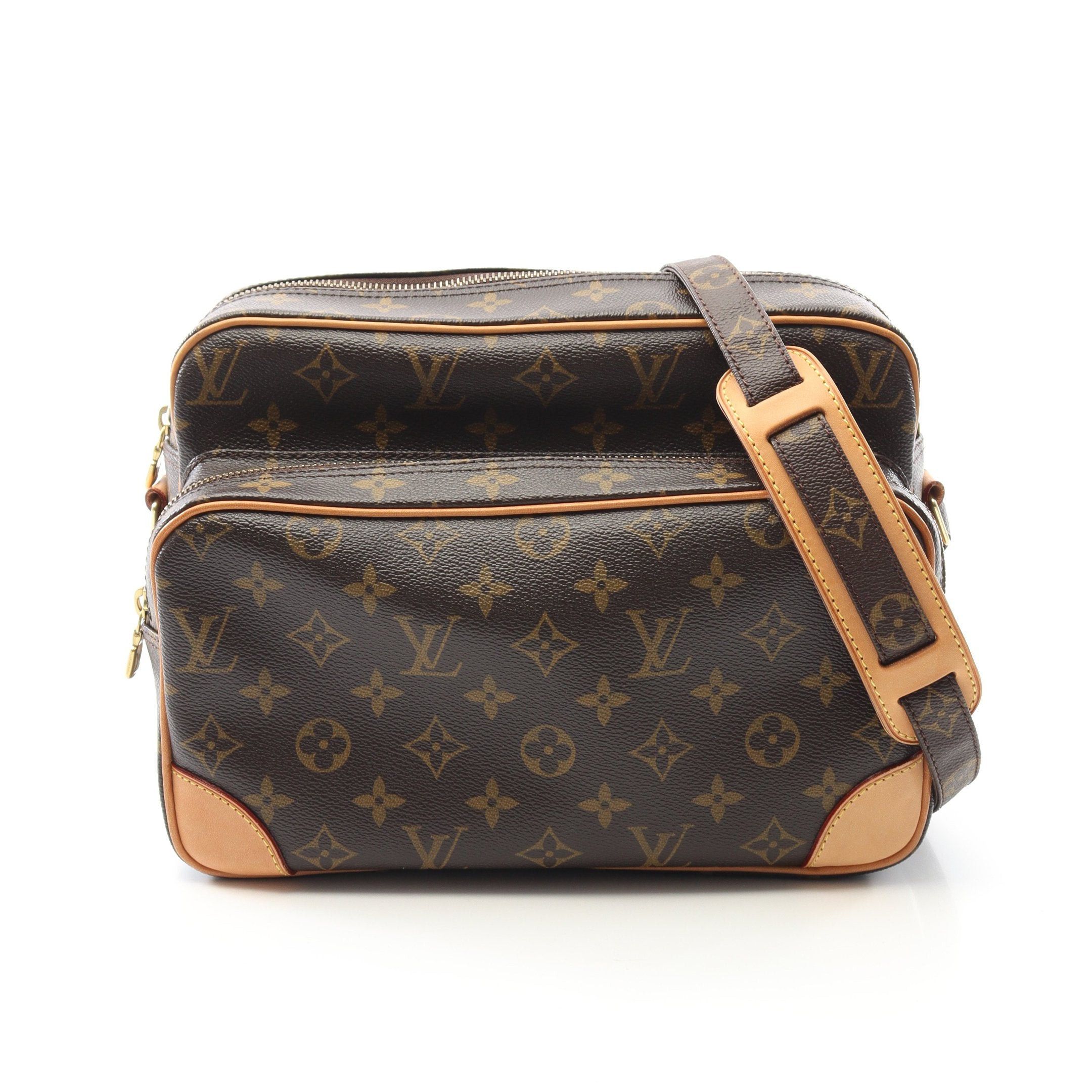 Louis Vuitton Louis Vuitton Nil Monogram Shoulder Bag Leather Brown Size ONE SIZE - 1 Thumbnail