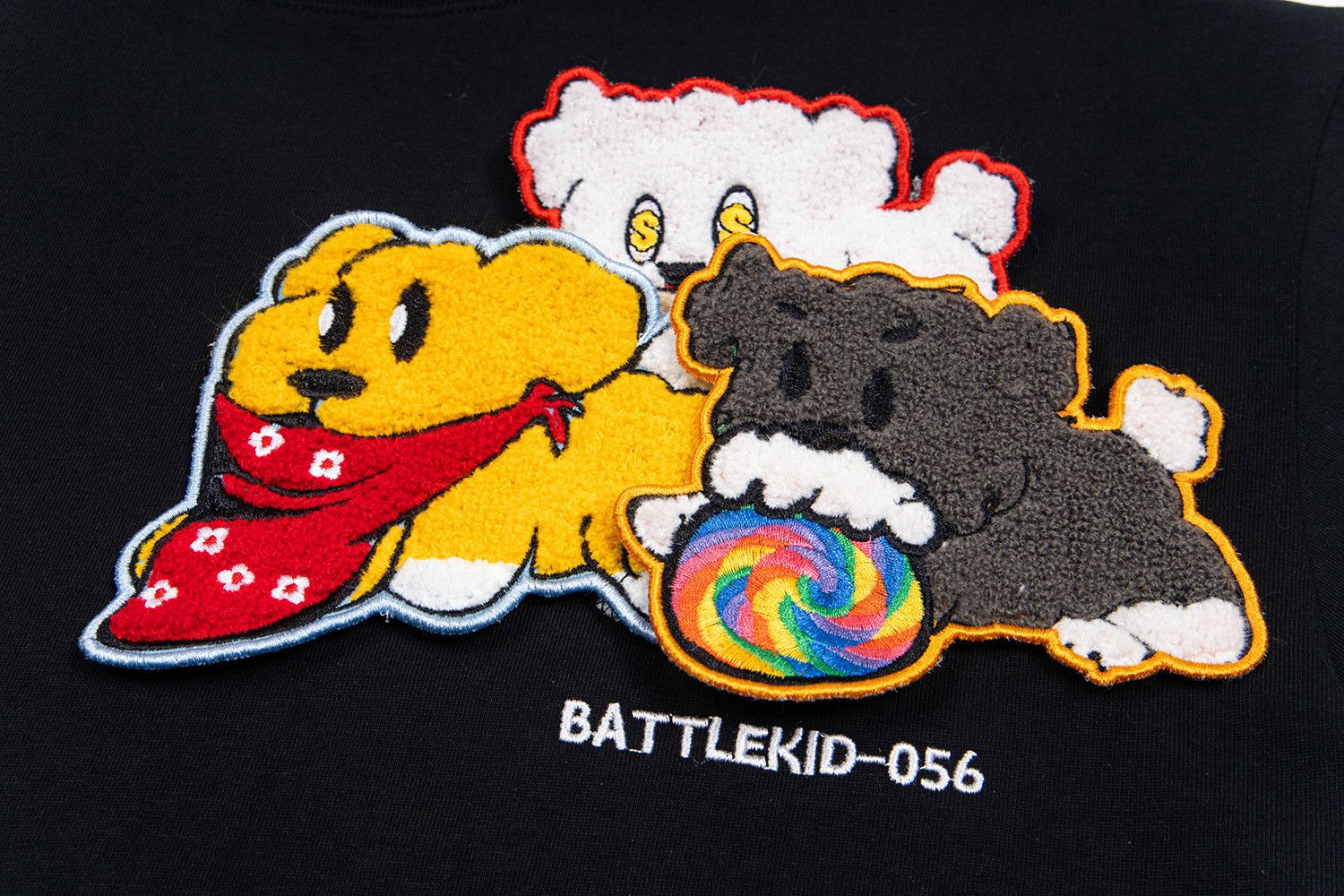 Japanese Brand Men's Short-Sleeve T-Shirt with Puppy Embroidery Size US M / EU 48-50 / 2 - 3 Thumbnail