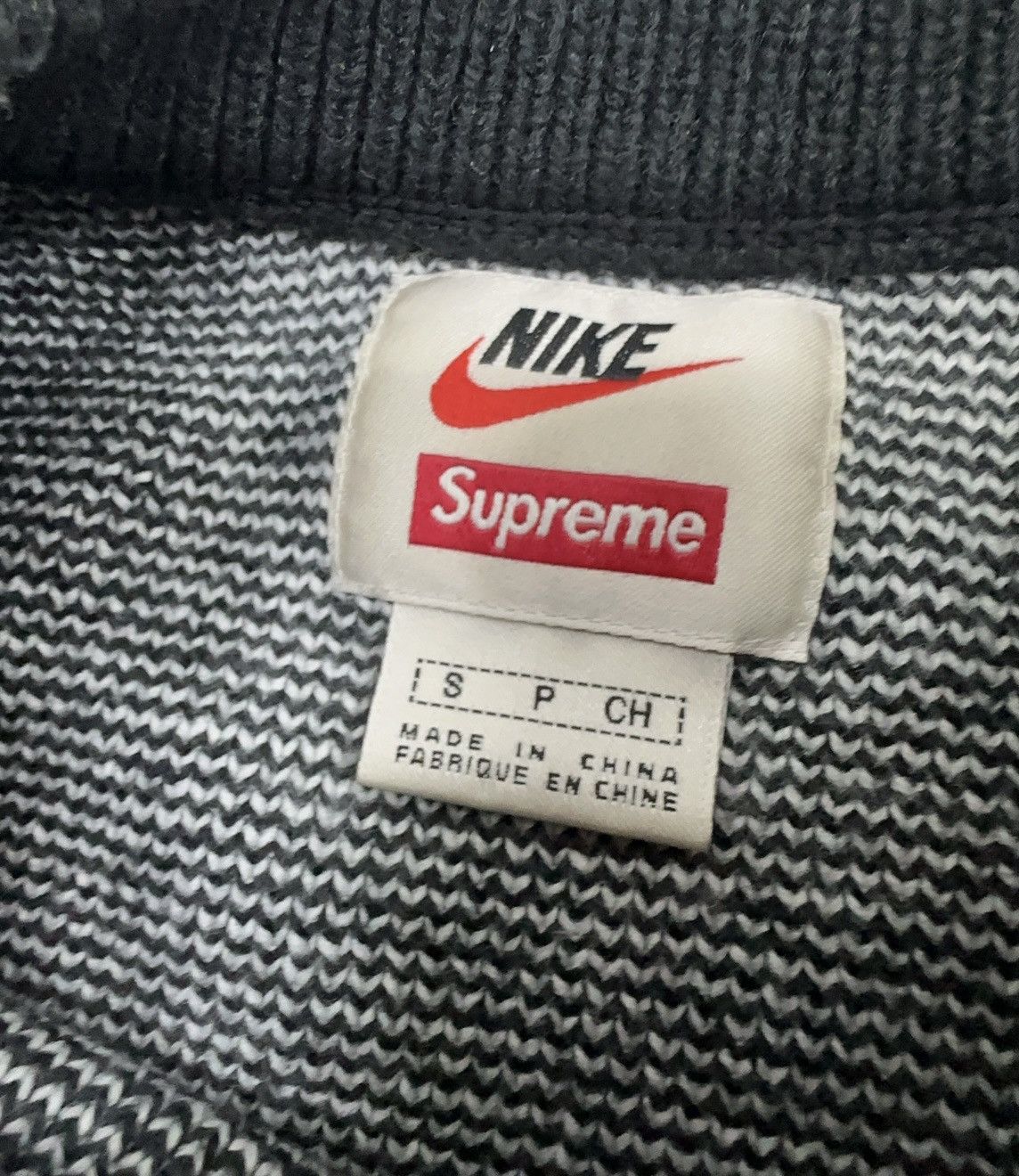 Nike × Supreme Supreme nike swoosh sweater black Size US S / EU 44-46 / 1 - 3 Thumbnail