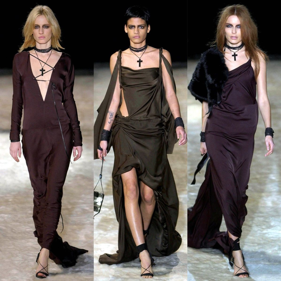Gucci GUCCI by Tom Ford Fall 2002 Runway Cross | Necklace | Choker Size ONE SIZE - 7 Thumbnail