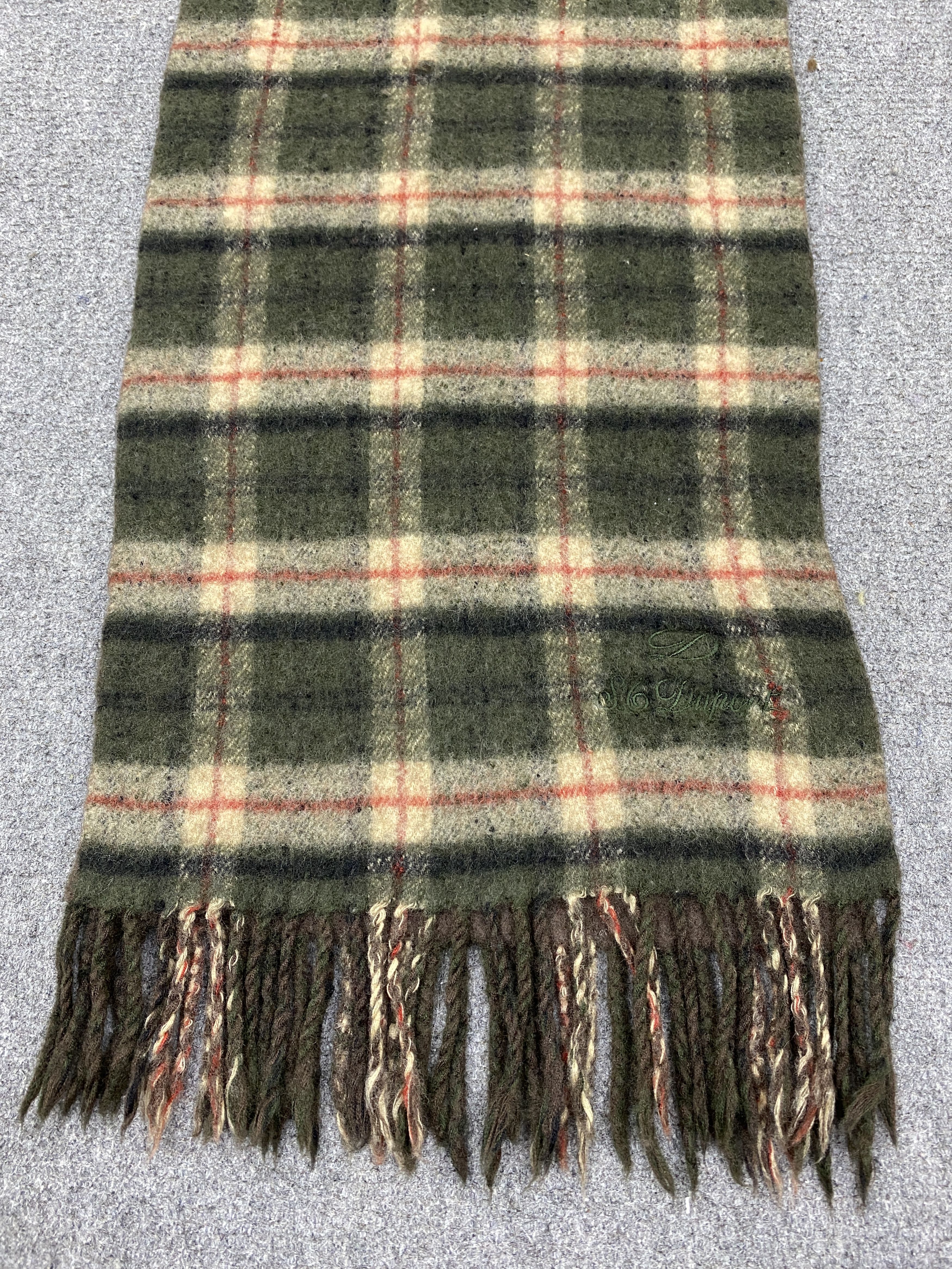 Japanese Brand Vintage S.T. Dupont Scarf / Muffler / Neckwear P058 Size ONE SIZE - 3 Thumbnail
