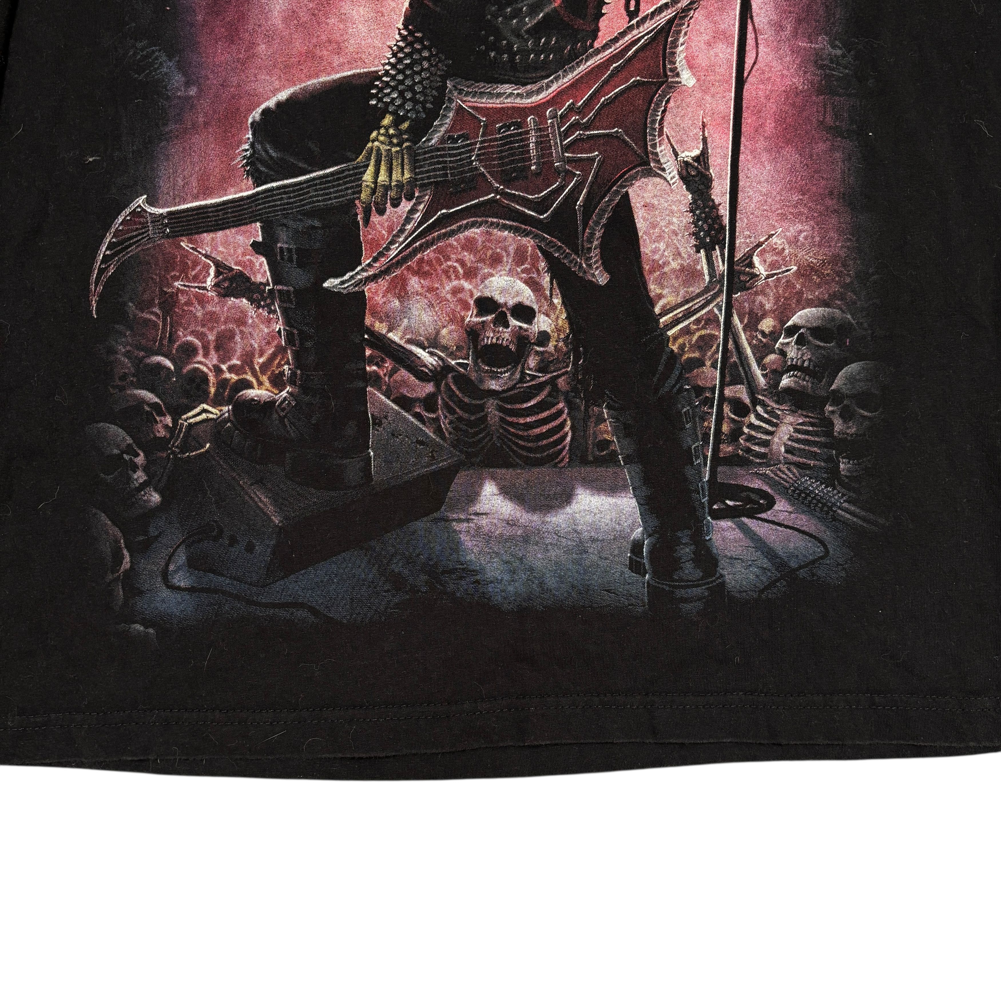 Band Tees Vintage Skeleton Shirt Long Sleeve Spiral Skull Y2K Size US L / EU 52-54 / 3 - 9 Thumbnail