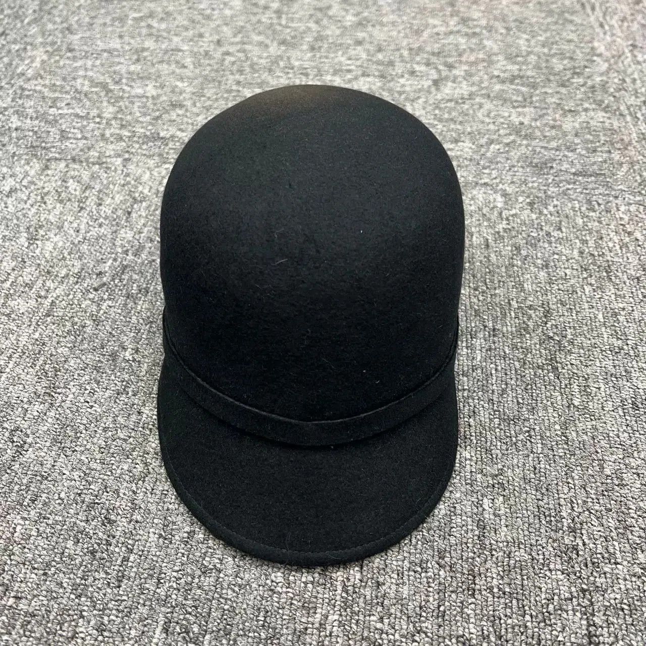 Dior Dior Black Logo Felt Equestrian Hat. Size ONE SIZE - 2 Thumbnail