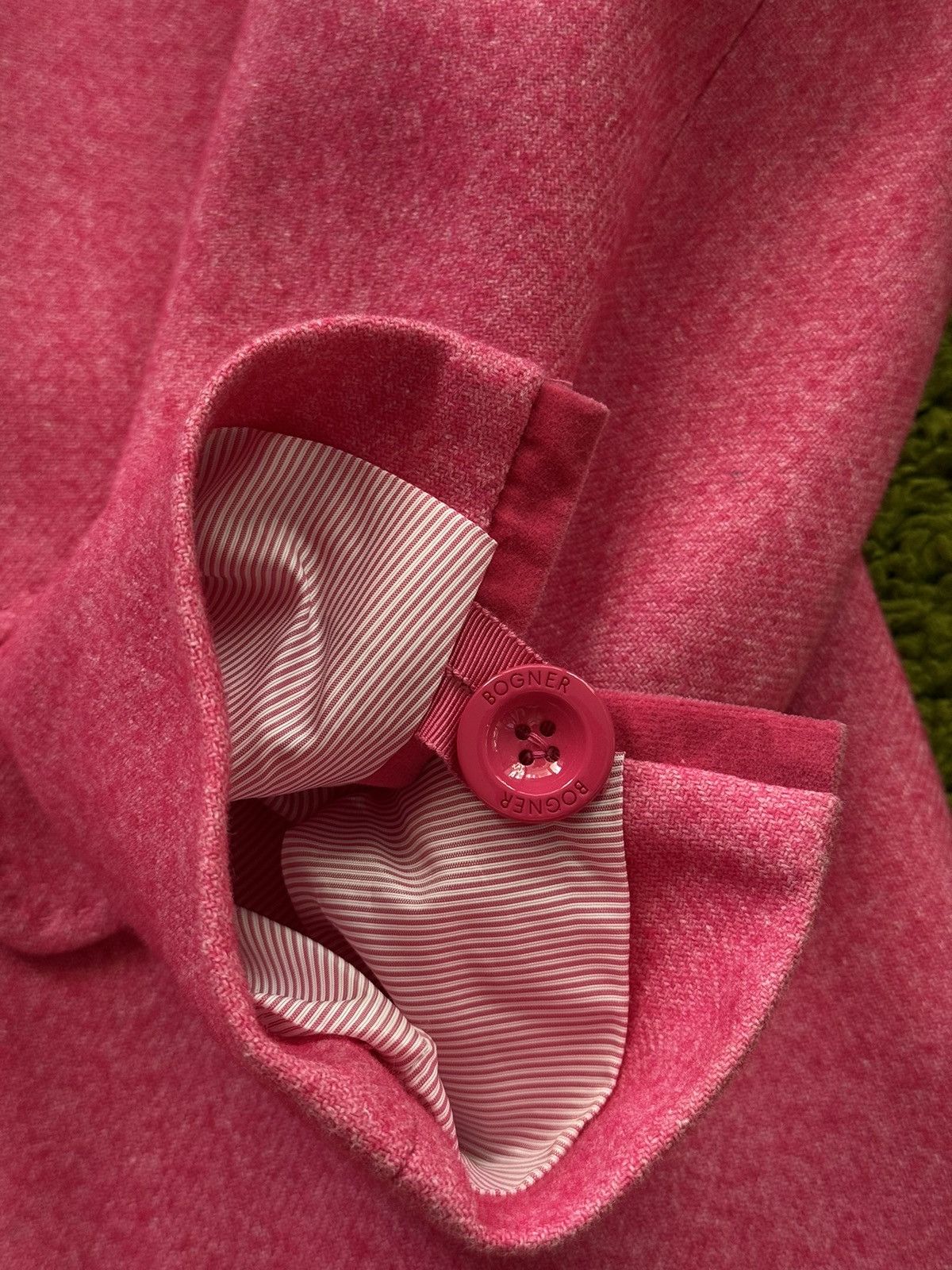Bogner Bogner luxury wool blend pink blazer Size XXL / US 16-18 / IT 52-54 - 4 Thumbnail