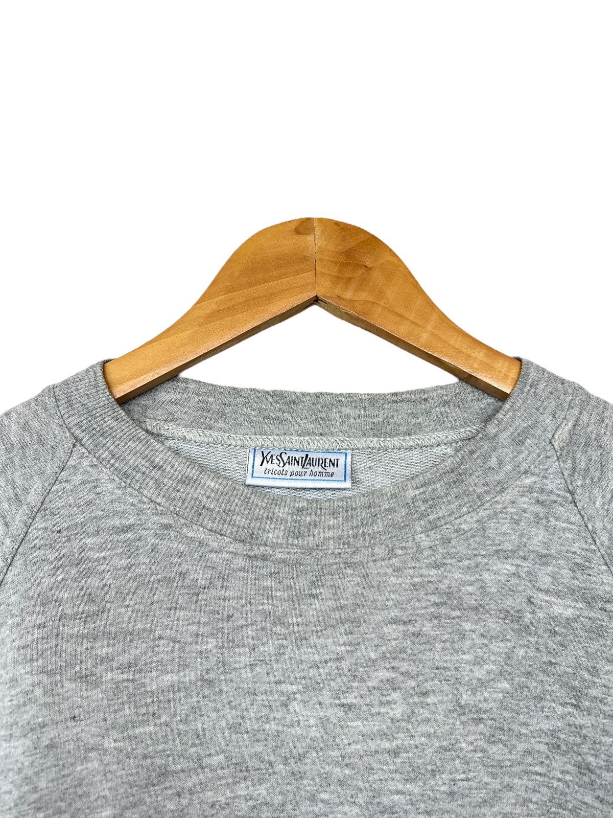 Yves Saint Laurent Vintage 90s YSL Yves Saint Laurent Spellout Sweatshirt Size US L / EU 52-54 / 3 - 7 Thumbnail