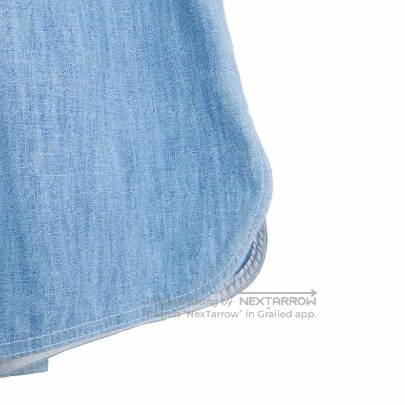 Fendi Fendi Light Blue Logo Letter Cut-Out Embroidered Cotton Ca Size 42" / US 20 - 4 Thumbnail