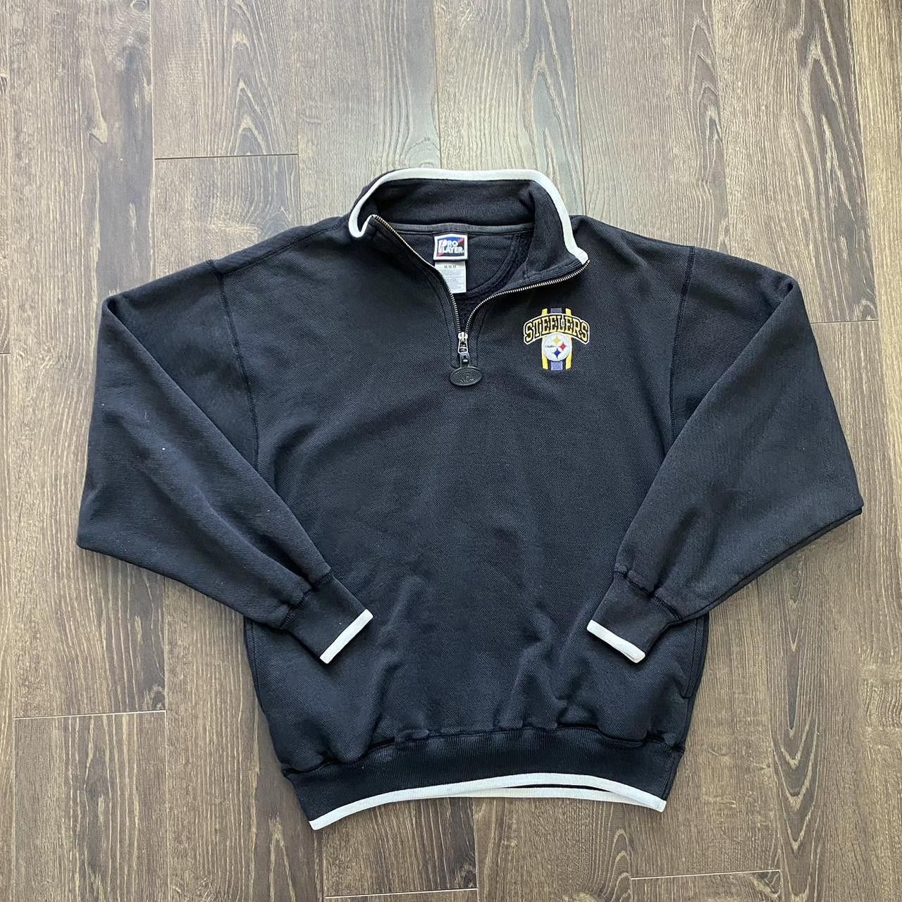 NFL × Pro Player vintage 90s Steelers pro player NFL quarter zip pull over Size US M / EU 48-50 / 2 - 1 Thumbnail