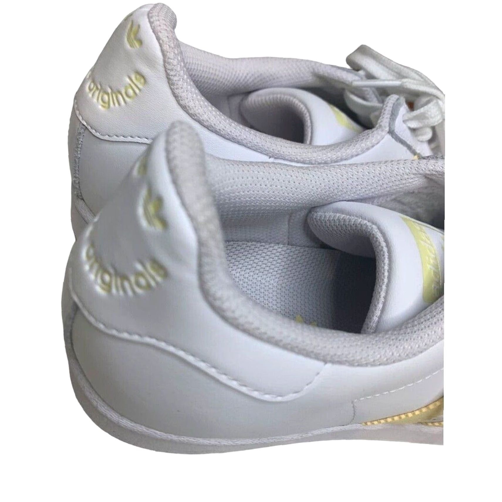 Adidas adidas Original Superstar Sneakers Womens White Yellow GY2073 9.5 US Leather Lace Up Shoes Size US 10 / IT 40 - 7 Thumbnail