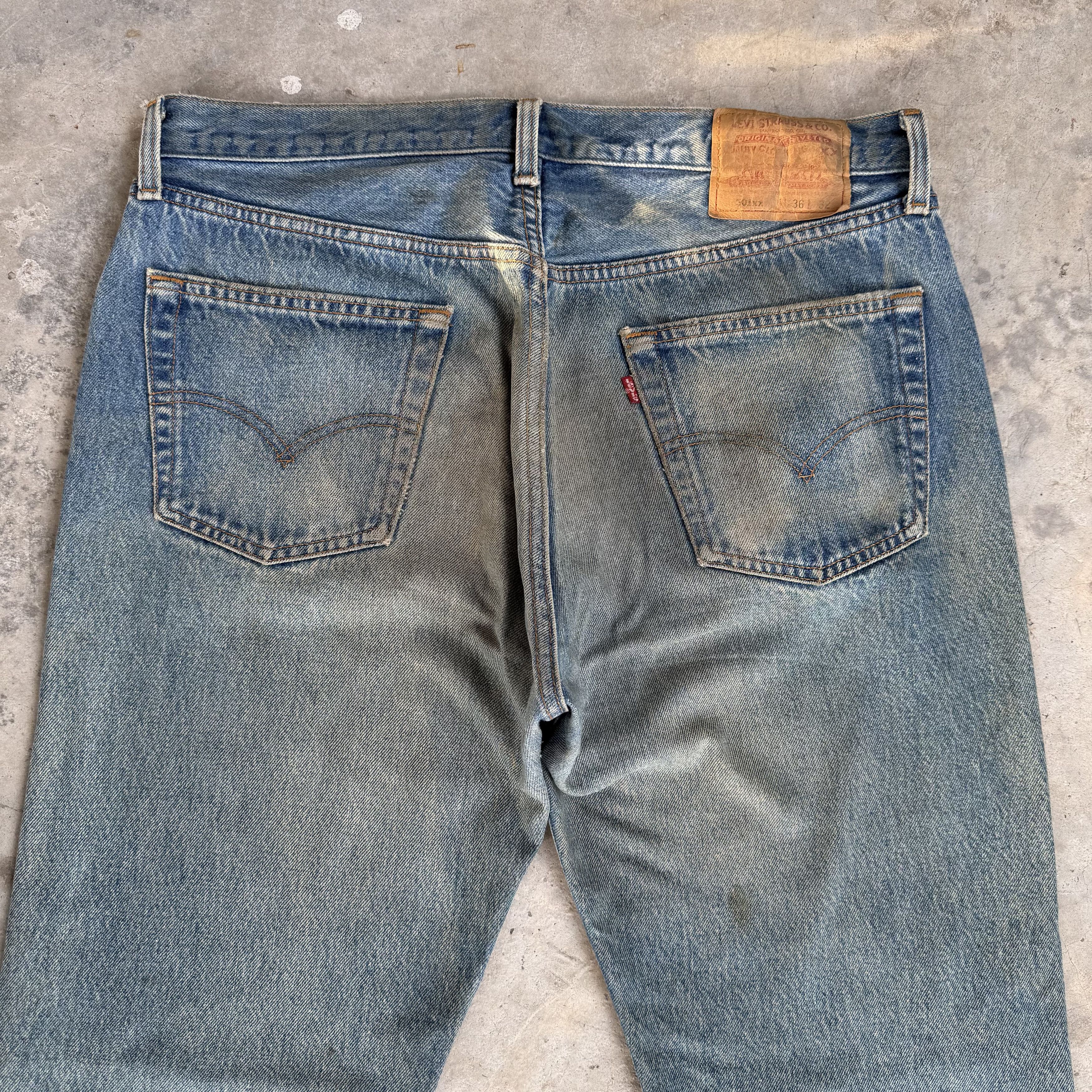 Levi's Vintage Clothing Vintage Levi's 501 95s Made Usa Rusty Denim Size US 36 / EU 52 - 12 Thumbnail