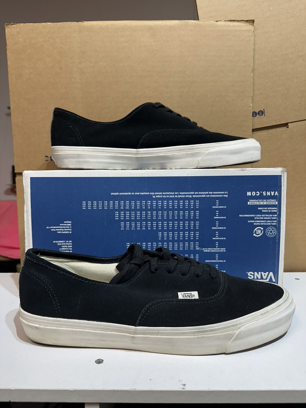 Vans Vans Vault OG Authentic LX Black Suede | Grailed