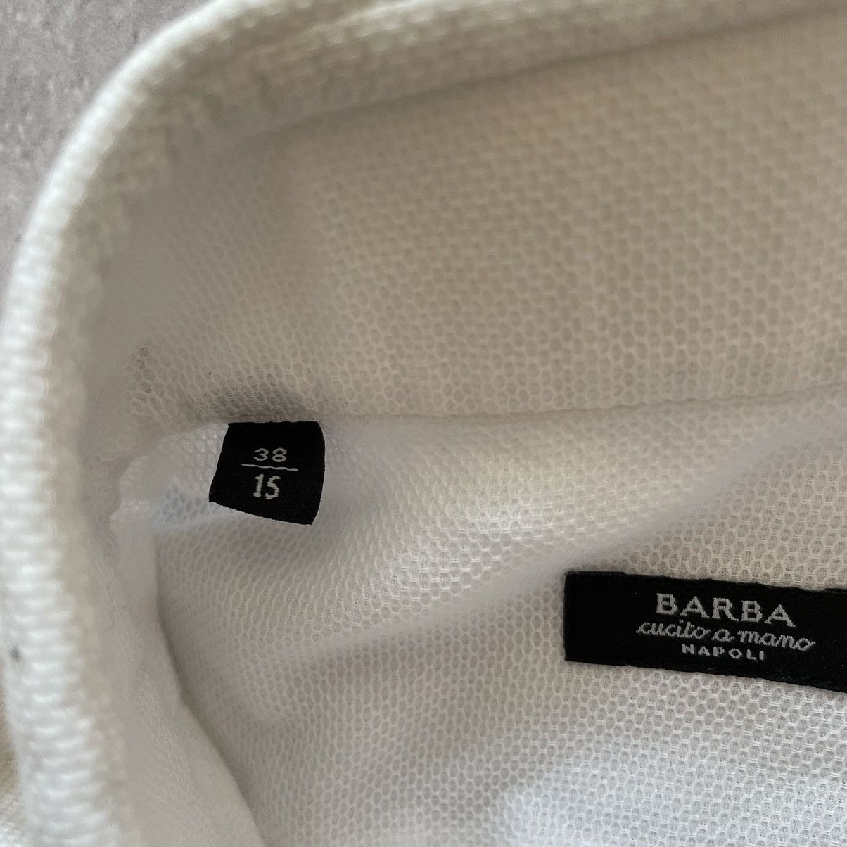 Barba Napoli Barba Napoli White Men's Buttons up Shirt Size 38 Size US M / EU 48-50 / 2 - 4 Thumbnail
