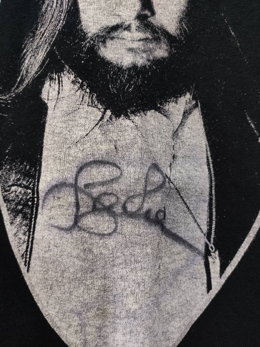 Band Tees 1of1 Signed by Leon Russell " Master of Space and Time " Size US XL / EU 56 / 4 - 4 Thumbnail