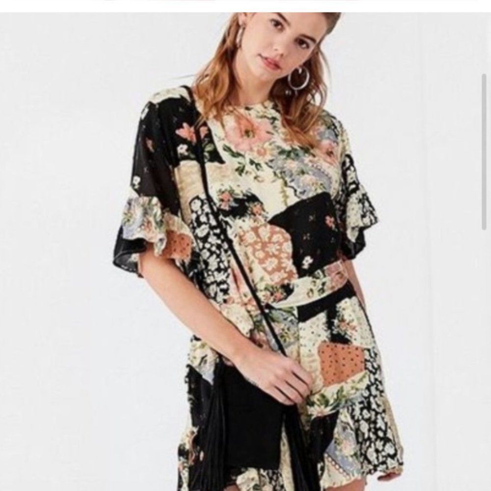 Urban Outfitters Urban Outfitters Suddenly Spring Patchwork Dress Size M Size M / US 6-8 / IT 42-44 - 2 Thumbnail