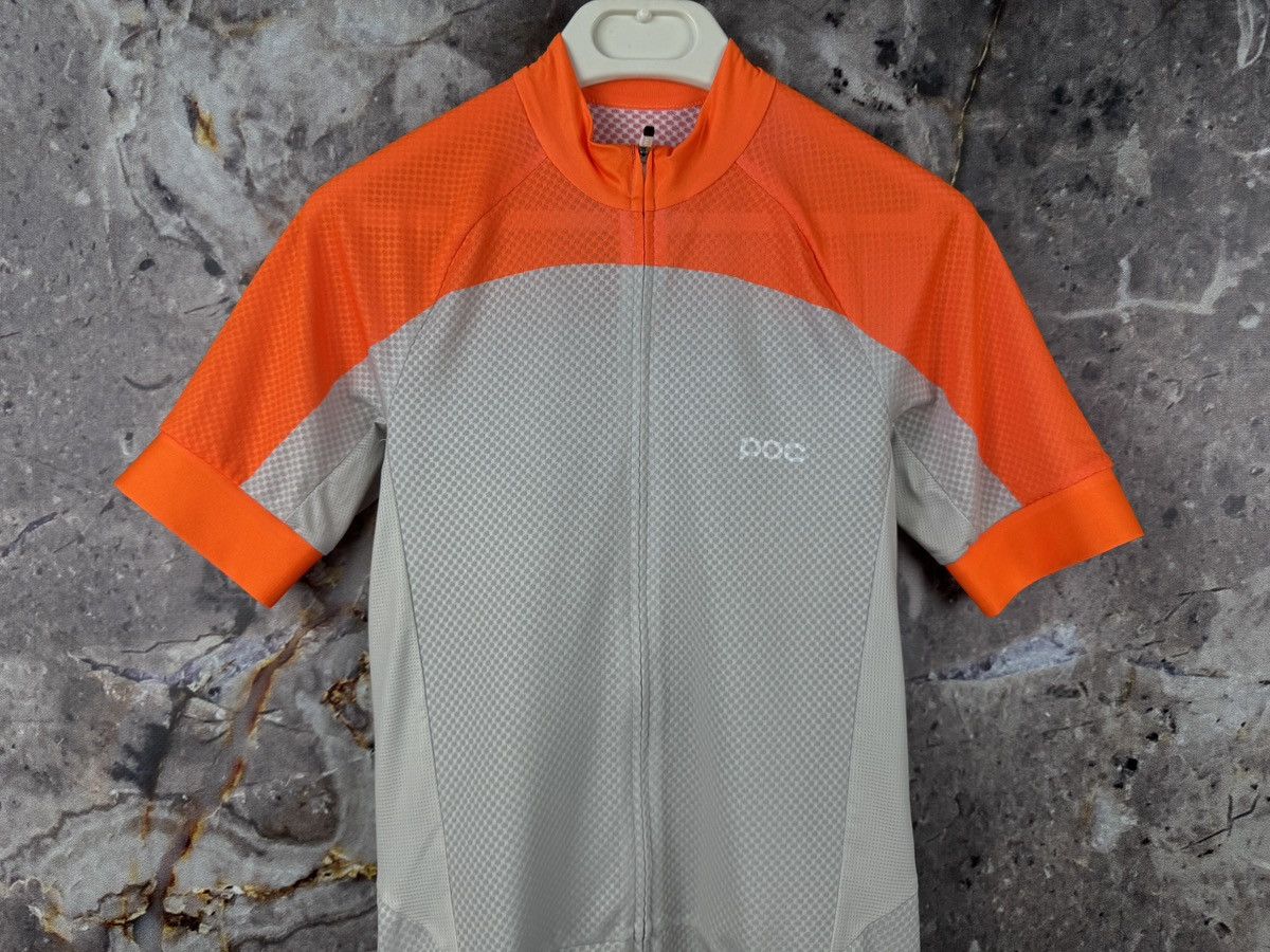 Rapha Mens POC Cycling Jersey Orange/Gray Size XS Size US XS / EU 42 / 0 - 3 Thumbnail