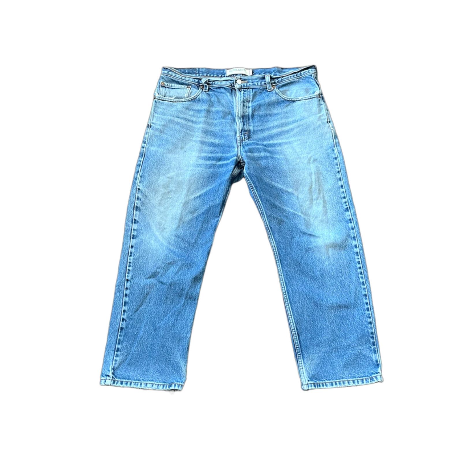 Levi's Vintage Levi's 505 Faded Denim Blue Jeans Pants 40 X 29 Distressed Washed Zipper Fly Size US 40 / EU 56 - 1 Thumbnail