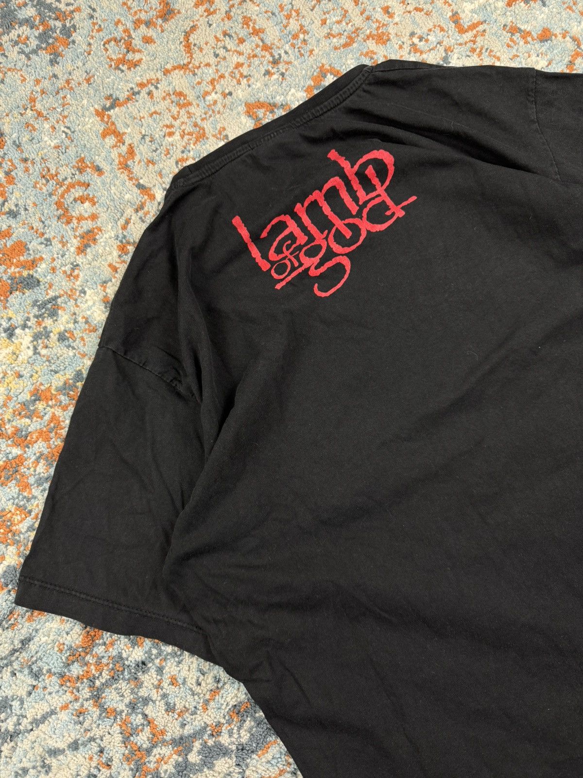 Band Tees × Vintage Vintage y2k Lamb of God graphic metal band tee Size US L / EU 52-54 / 3 - 5 Thumbnail