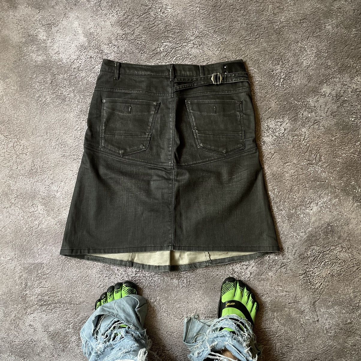 Vintage Vintage 90s G-Star Distressed Cargo Skirt Grunge Y2K Logo 30 Size 30" / US 8 / IT 44 - 5 Thumbnail