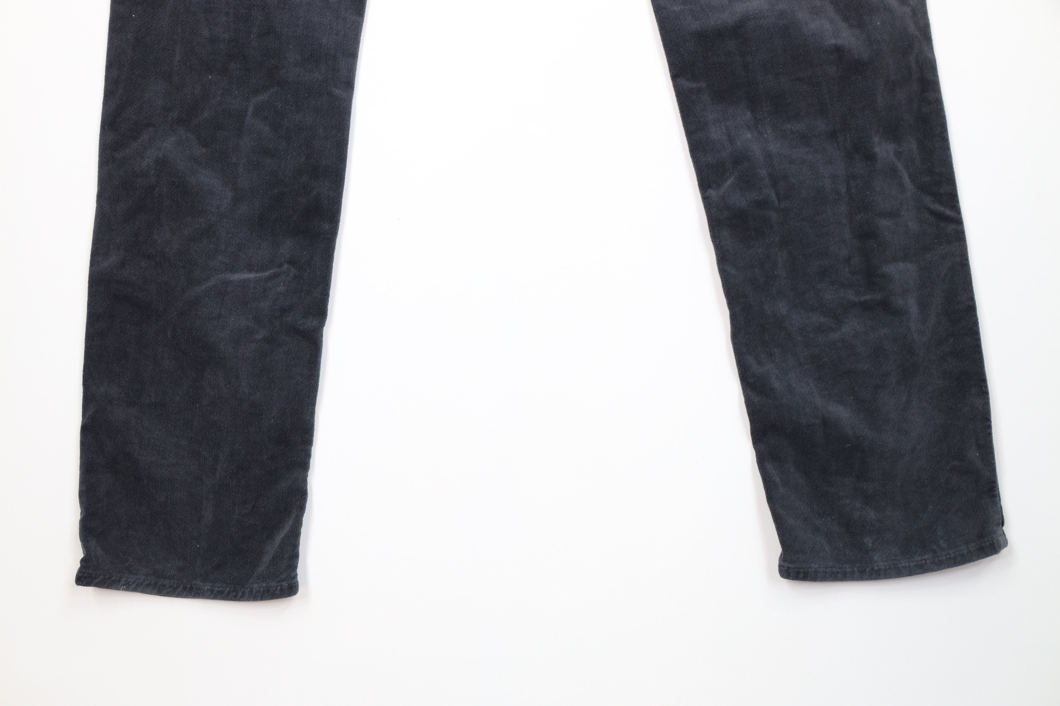 Armani Armani Jeans J35 Skinny Leg Velour Jeans Pants Steel Blue Size 32" / US 10 / IT 46 - 14 Thumbnail