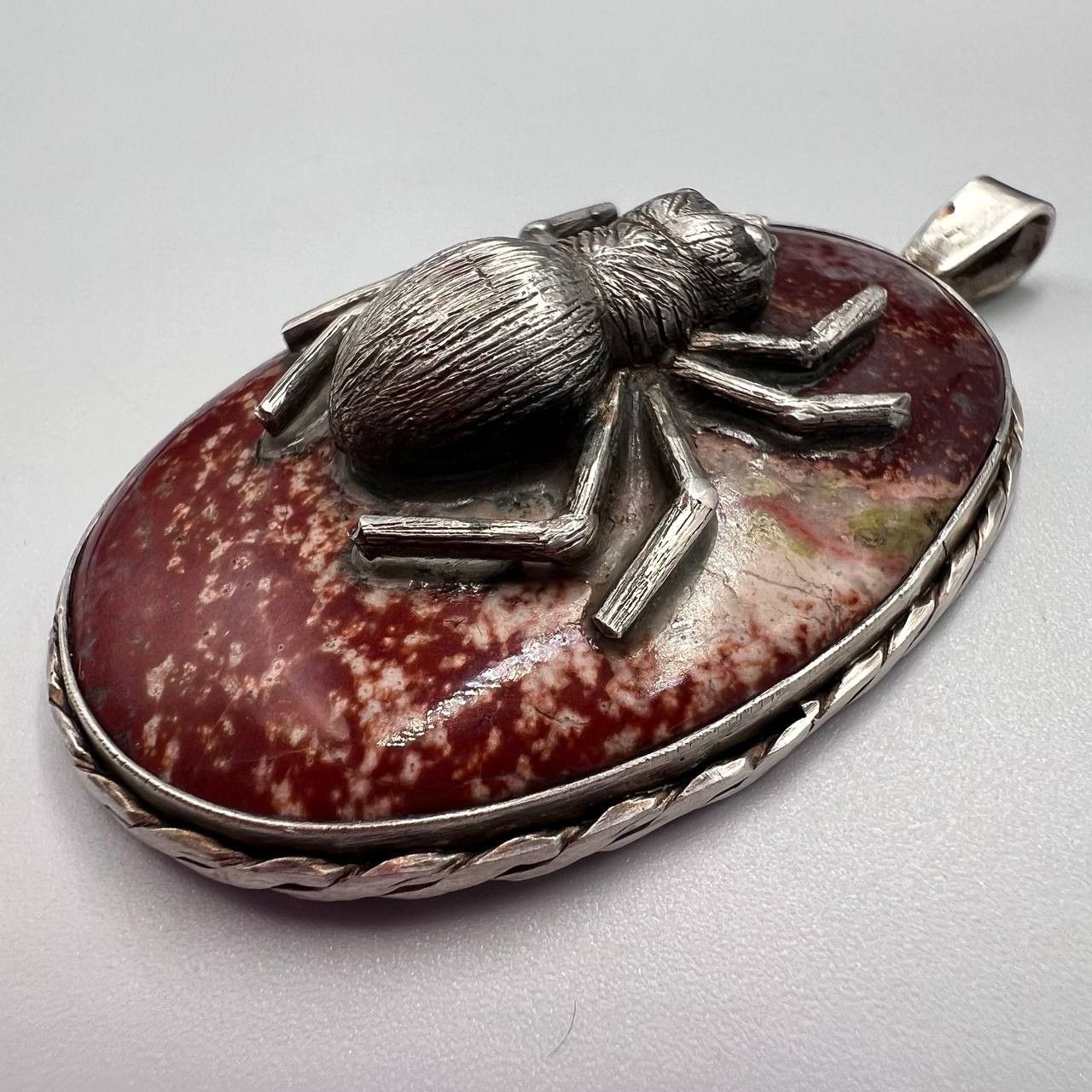 Vintage Vintage Sterling Silver 925 Spider Pendant Hallmarked 26.5g Size ONE SIZE - 8 Thumbnail