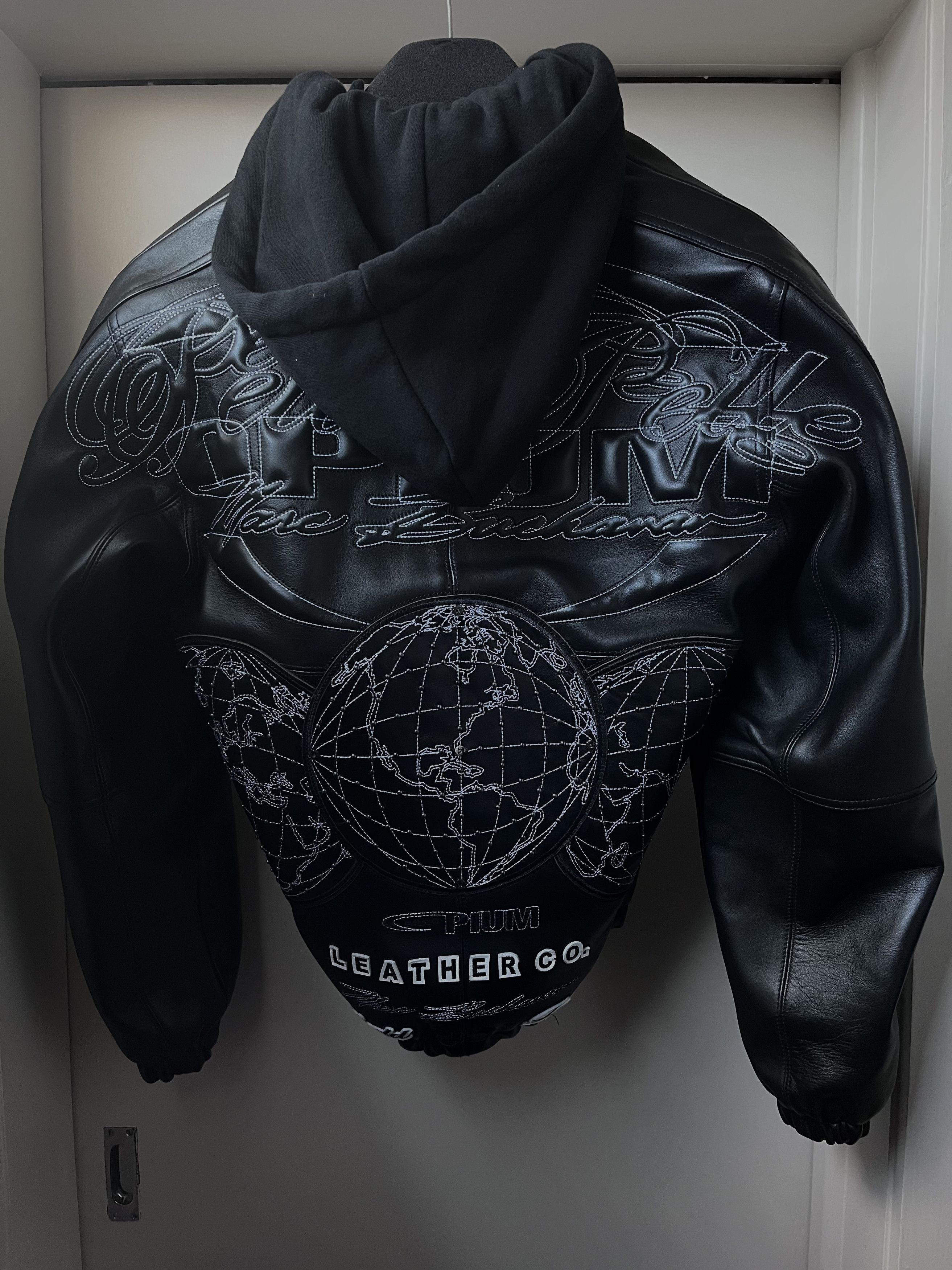 fur leather down opium 短丈 Opium Jacket | Grailed