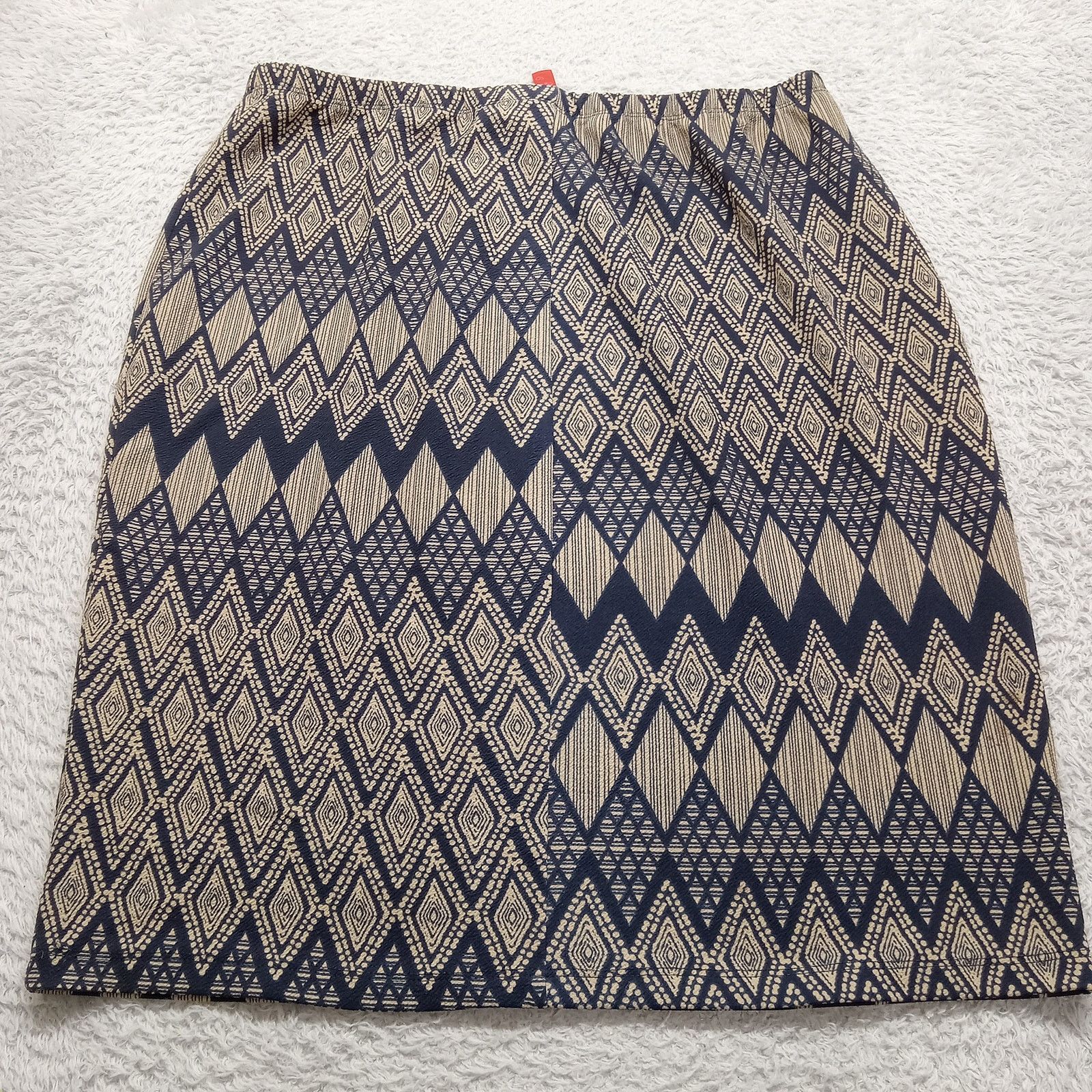 & Other Stories Passport Love Knit Skirt Women's 36 X 26 Straight Chevron Size 36" / US 14 / IT 50 - 2 Thumbnail