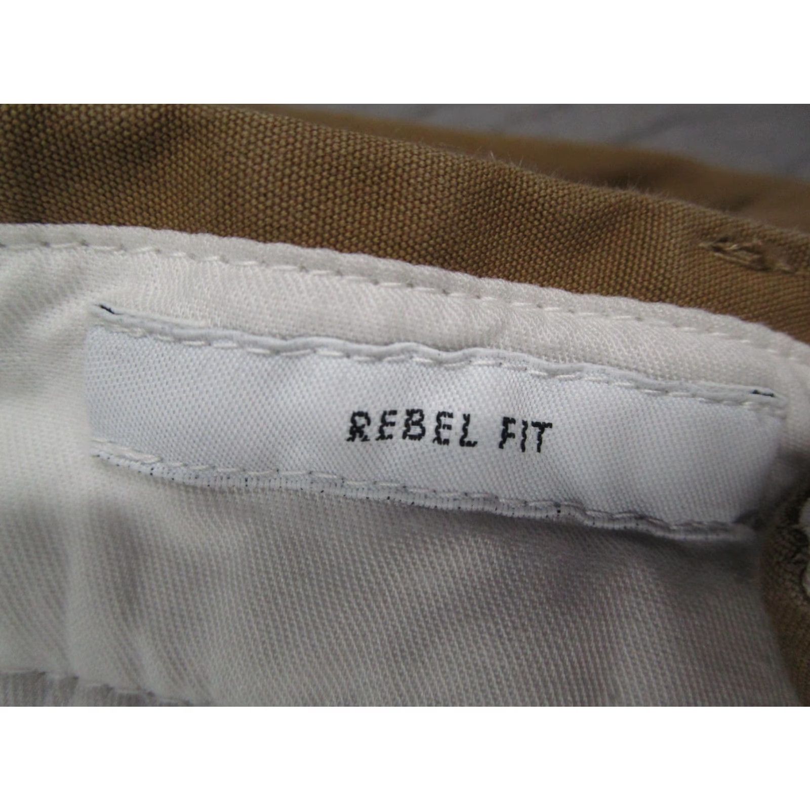 PT Torino PT Torino Pants Mens 36x27 Beige Rebel Fit Pleated Chino Cotton Cuffed Tapered Size US 36 / EU 52 - 4 Thumbnail