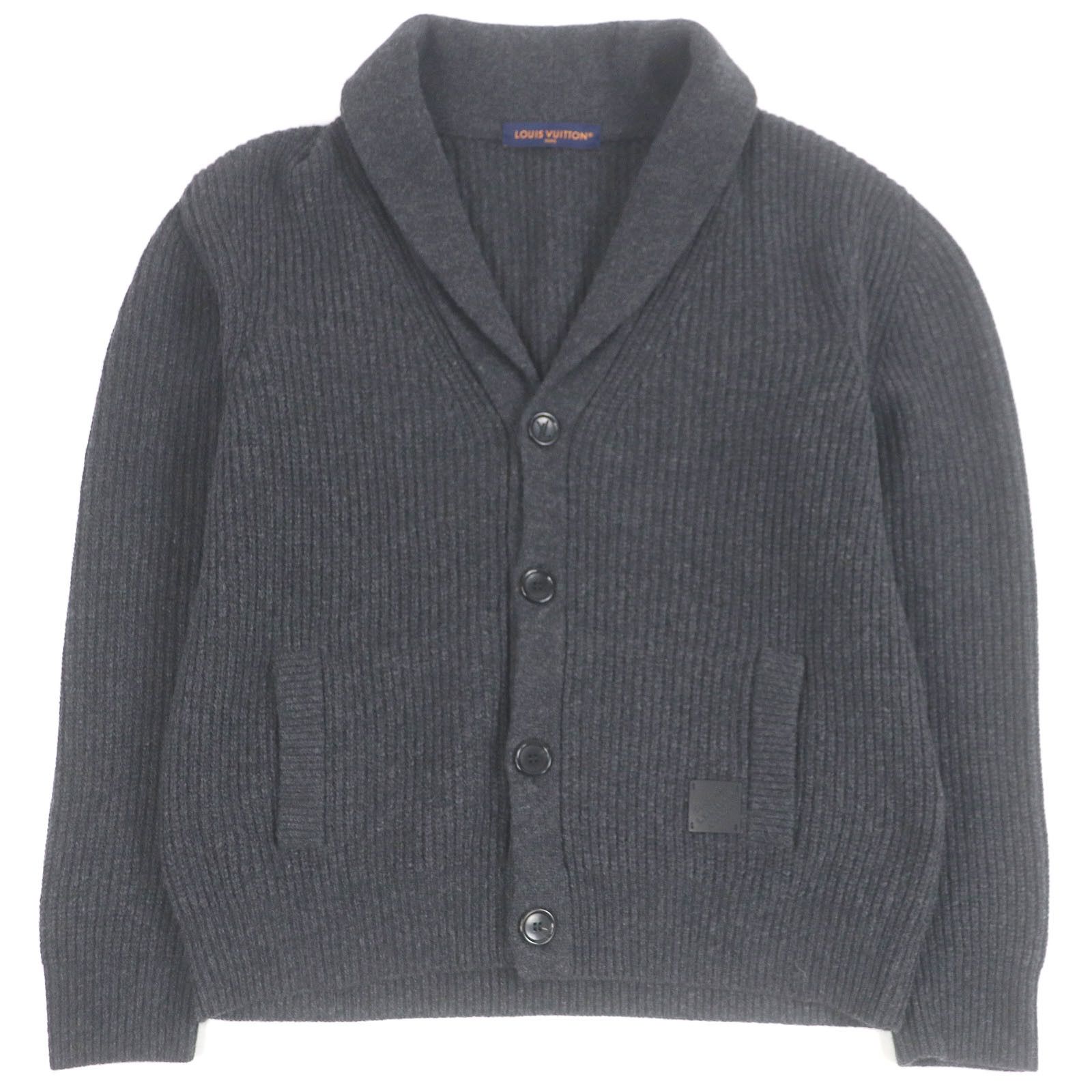 Louis Vuitton Louis Vuitton Louis Vuitton Wool Cardigan Cotton Tops DUTY FREE for USA Size ONE SIZE - 1 Thumbnail
