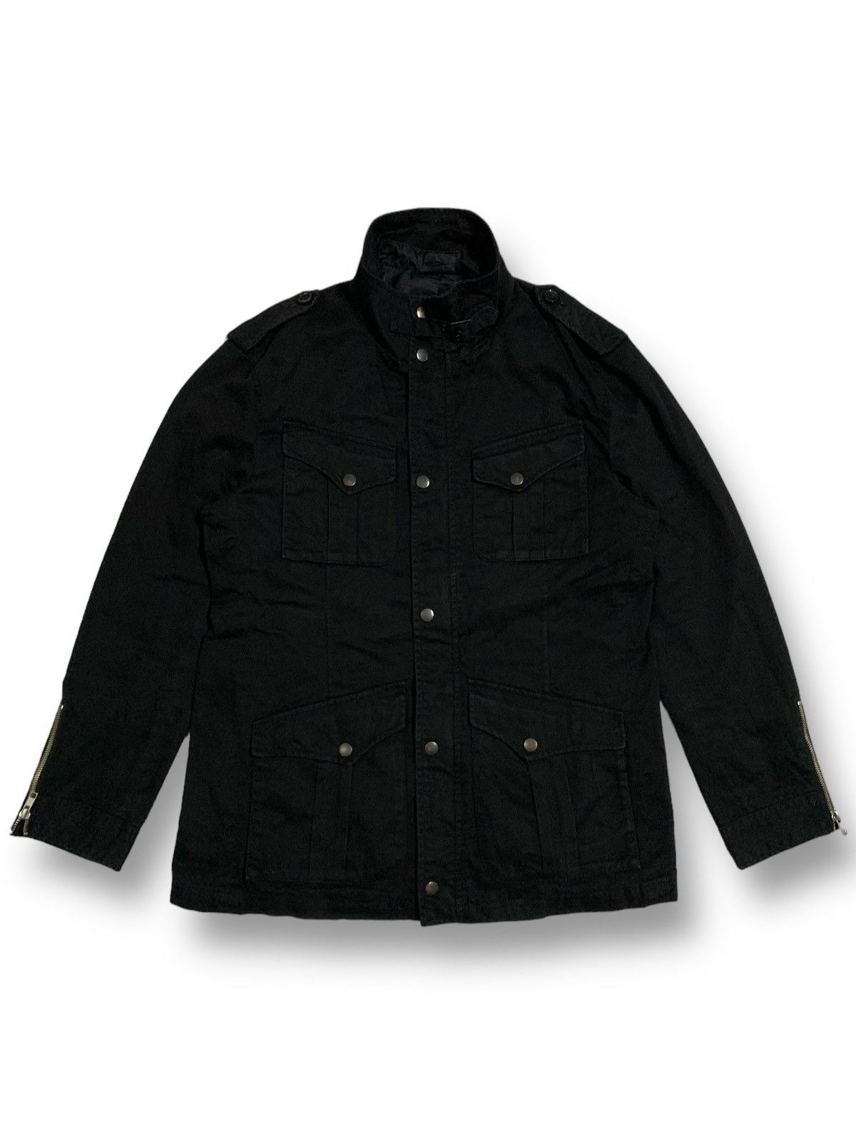 Comme Ca Ism Vintage Comme Ca Ism Buckle Collar Punk Style Field Jacket Size US M / EU 48-50 / 2 - 1 Thumbnail