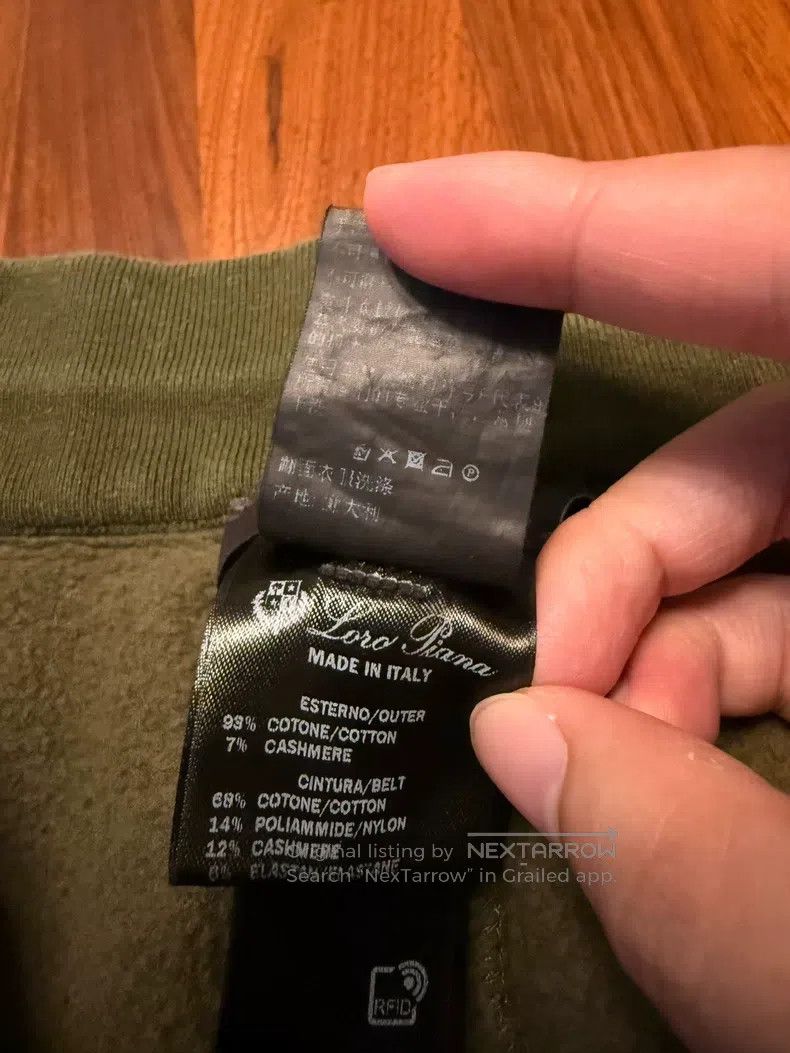 Loro Piana Loro Piana size M Cotton cashmere casual pants Size US 38 / EU 54 - 4 Thumbnail