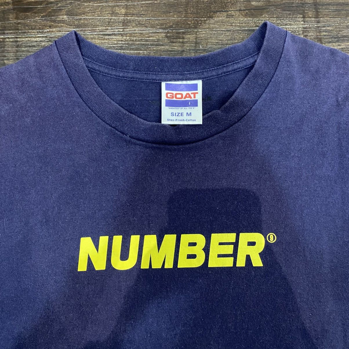 Japanese Brand × Number (N)ine Number (N)ine x Goat Oversized Logo Tee Size US M / EU 48-50 / 2 - 2 Thumbnail