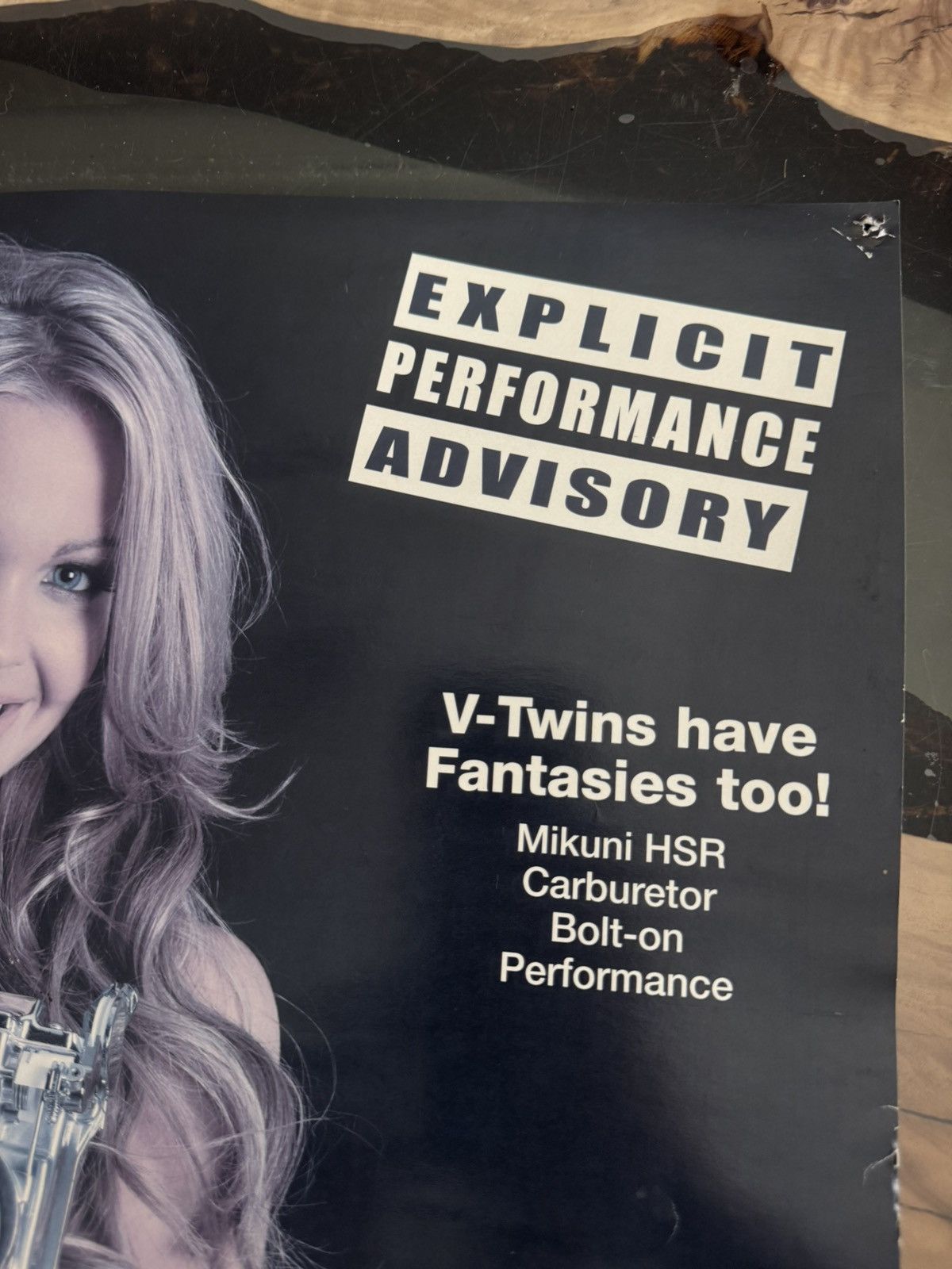 Japanese Brand Ikuni ‘Explicit Performance Advisory’ Sexy Pinup Girl Poster Size ONE SIZE - 6 Thumbnail