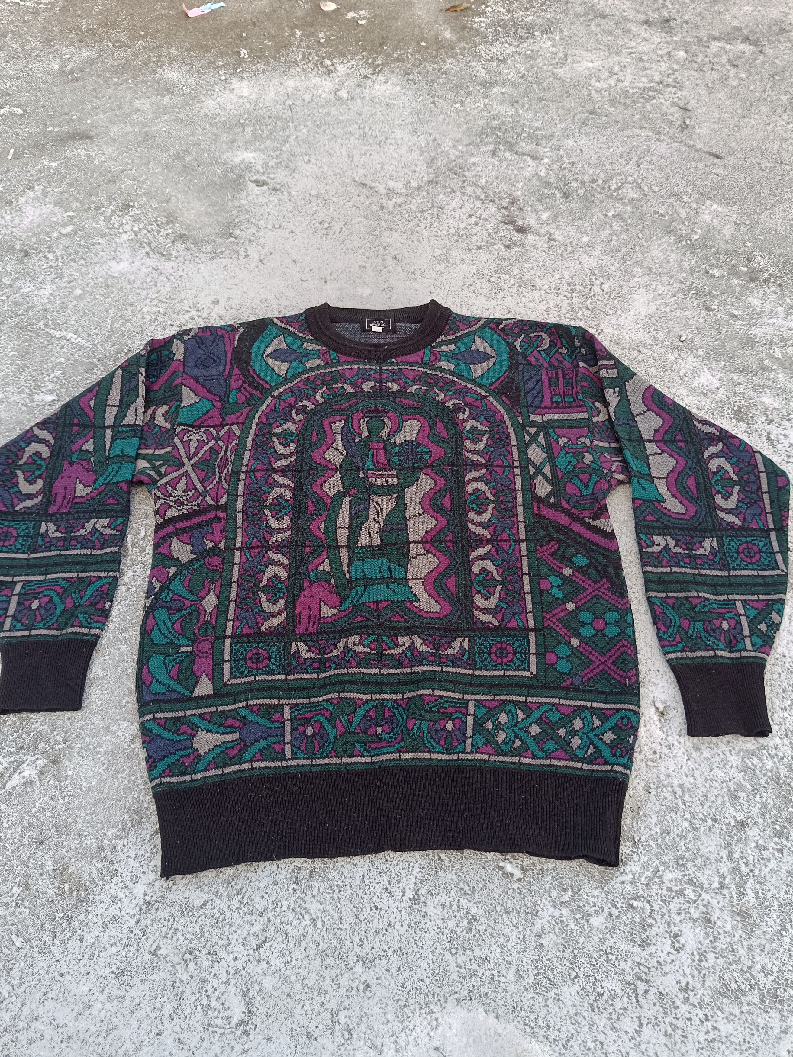 Japanese Brand × Vintage Stun Jox de Dandysme ART knitwear Size US M / EU 48-50 / 2 - 3 Thumbnail