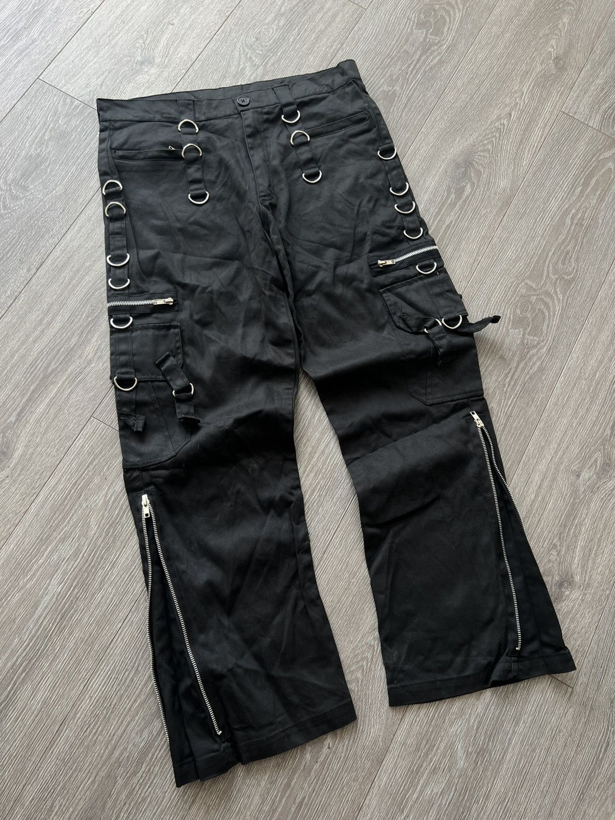 Japanese Brand Vintage Avant Garde Pants Y2K Bondage Gothic Size US 32 / EU 48 - 2 Thumbnail