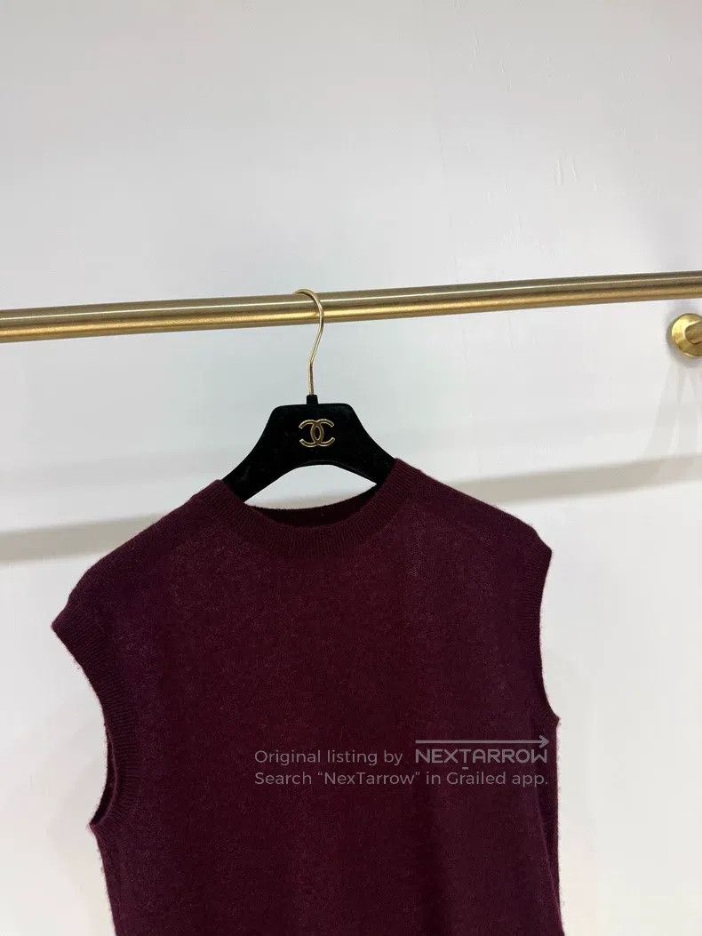 Loro Piana Loro Piana 24FW Autumn/Winter Pomegranate Red Silk Cashmer Size XS / US 0-2 / IT 36-38 - 3 Thumbnail