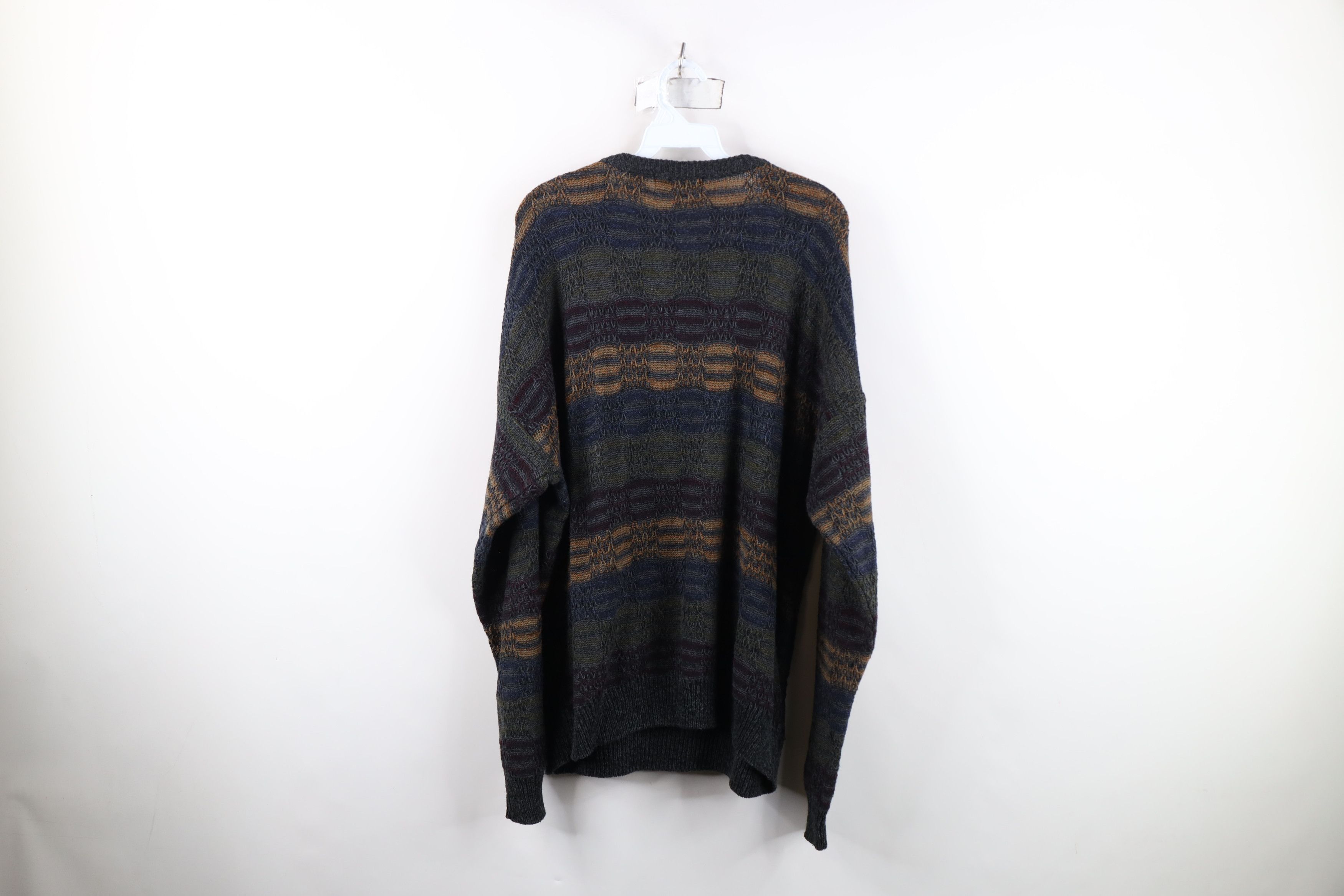 Vintage Vintage 90s Streetwear Cable Knit Crewneck Sweater USA Size US XL / EU 56 / 4 - 8 Thumbnail