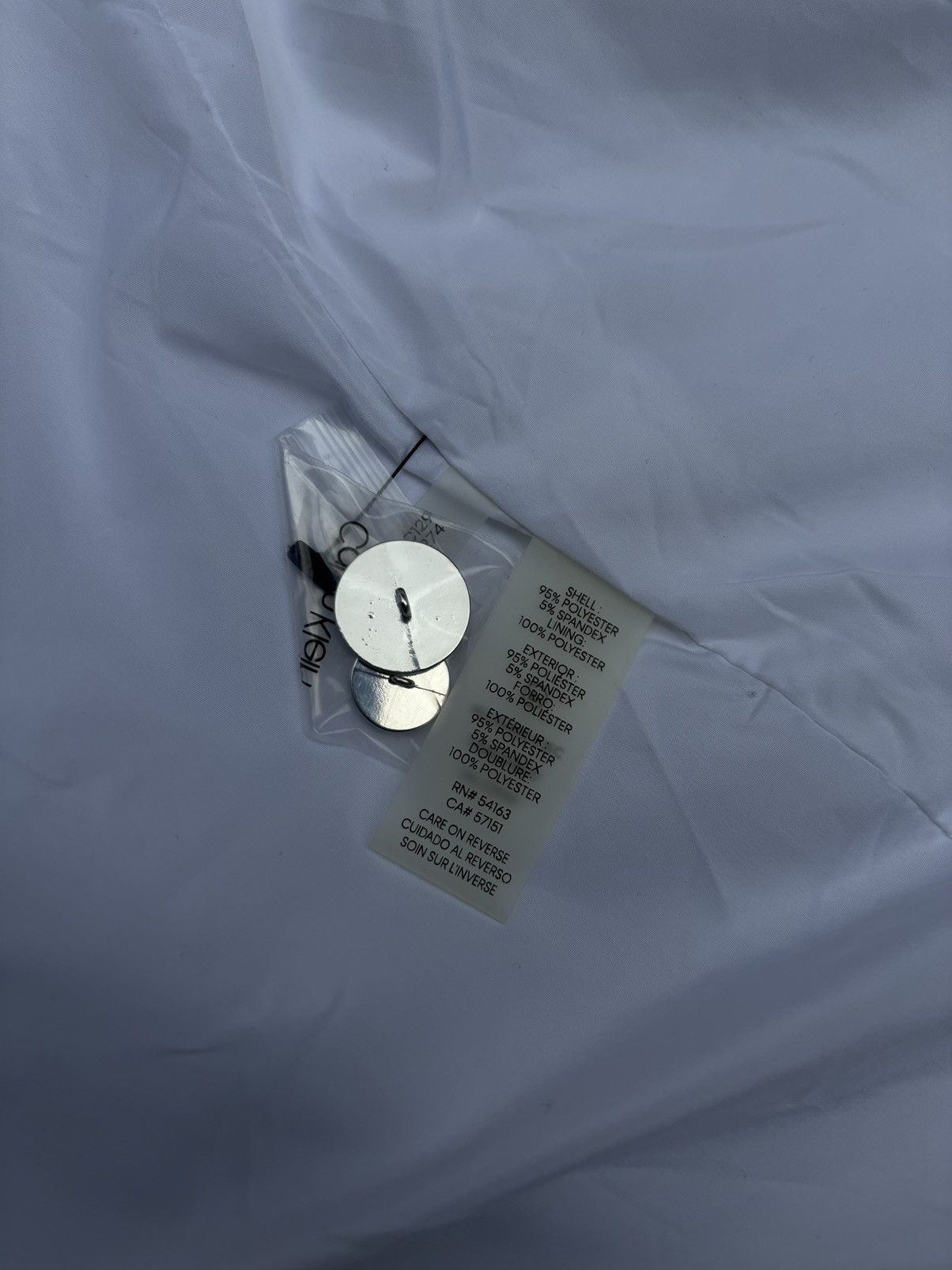 Calvin Klein Calvin Klein White Lace-Up Blazer — NWT Size 4XL / US 24-26 - 6 Thumbnail