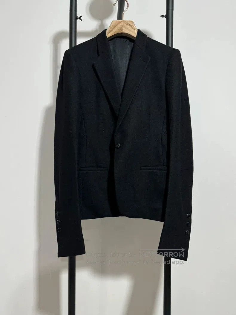 Rick Owens Rick Owens Blazer Suit in Black Wool. Size US M / EU 48-50 / 2 - 1 Thumbnail