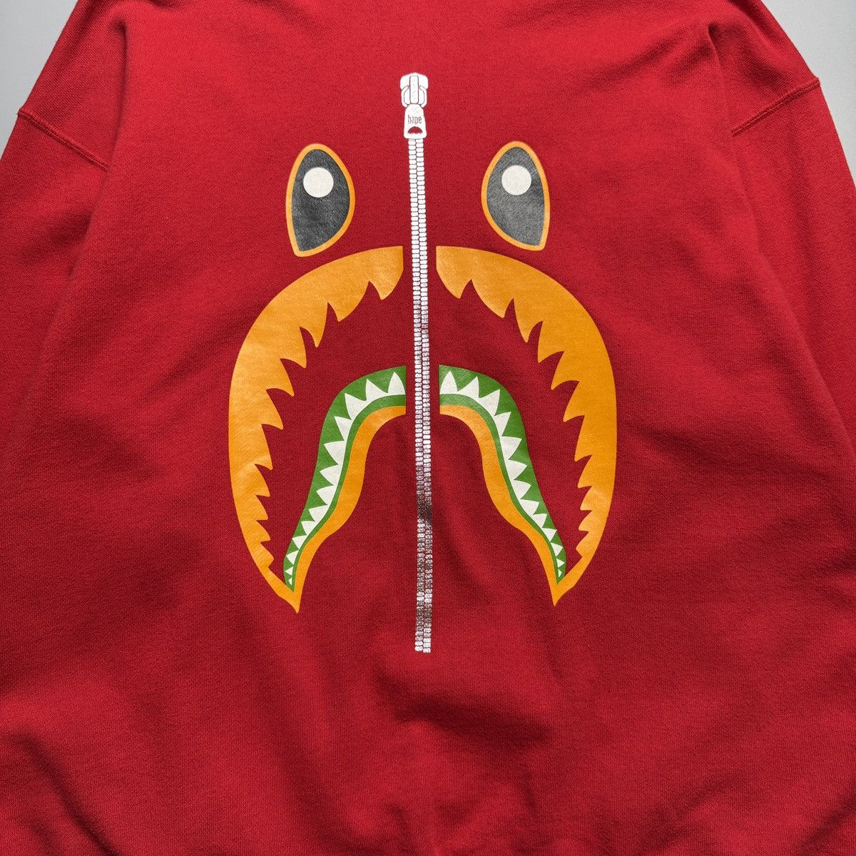 Bape Bape - Nigo Era 2005 Shark Hoodie Jacket Size US L / EU 52-54 / 3 - 4 Thumbnail