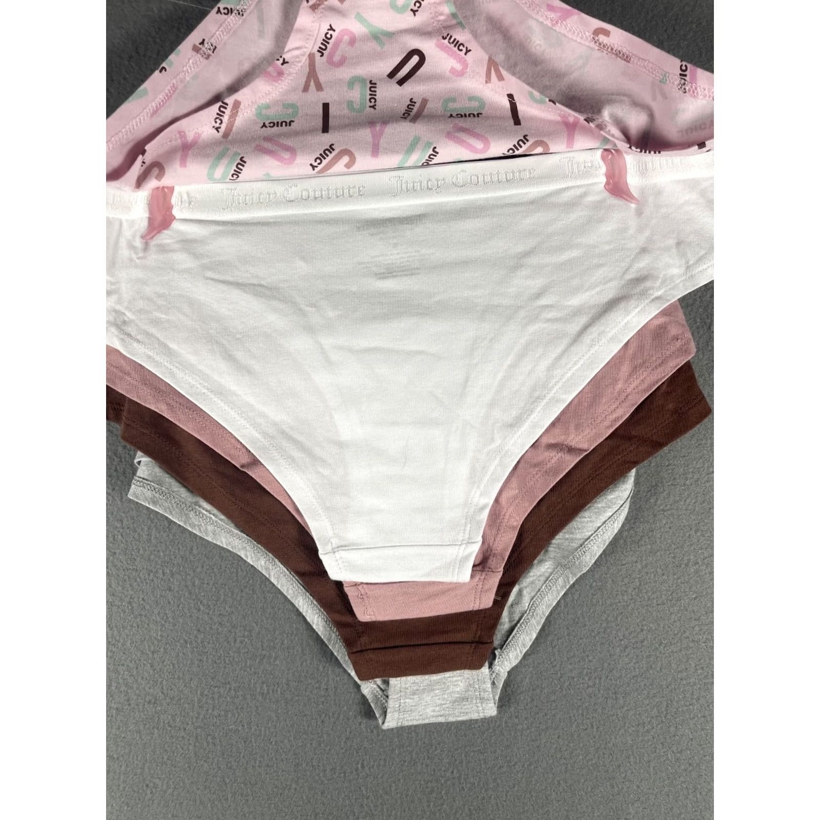 Juicy Couture Juicy Couture Panties 5 Pack Size L Multicolor Logo Seamless Cheeky Womens Size 36" / US 14 / IT 50 - 3 Thumbnail